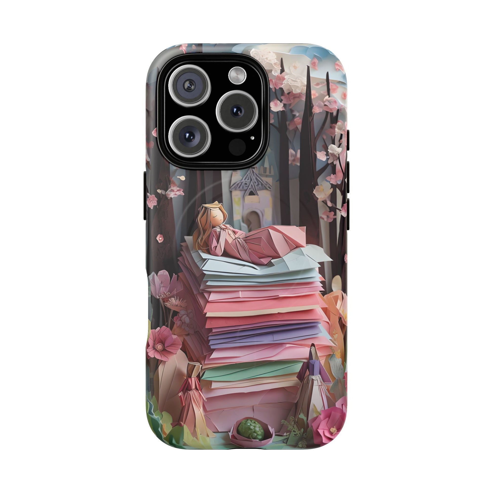 A Good Night's Sleep - iPhone 16 Pro MagSafe Phone Case - Whimsical Fantasy Floral Design