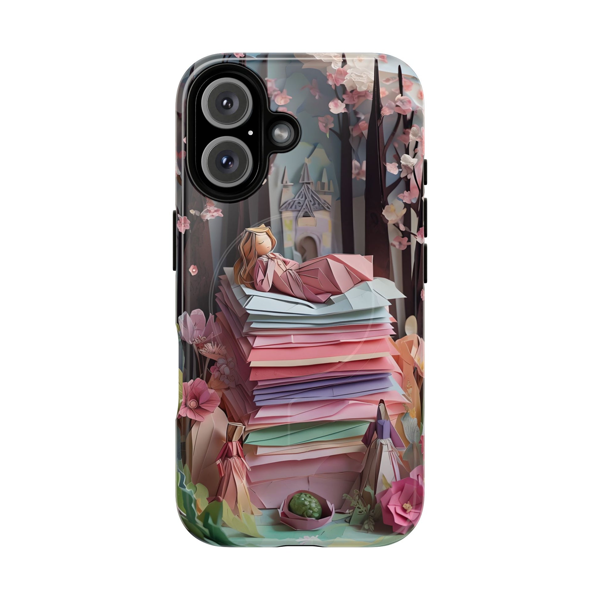 A Good Night's Sleep - iPhone 16 MagSafe Phone Case - Whimsical Fantasy Floral Design