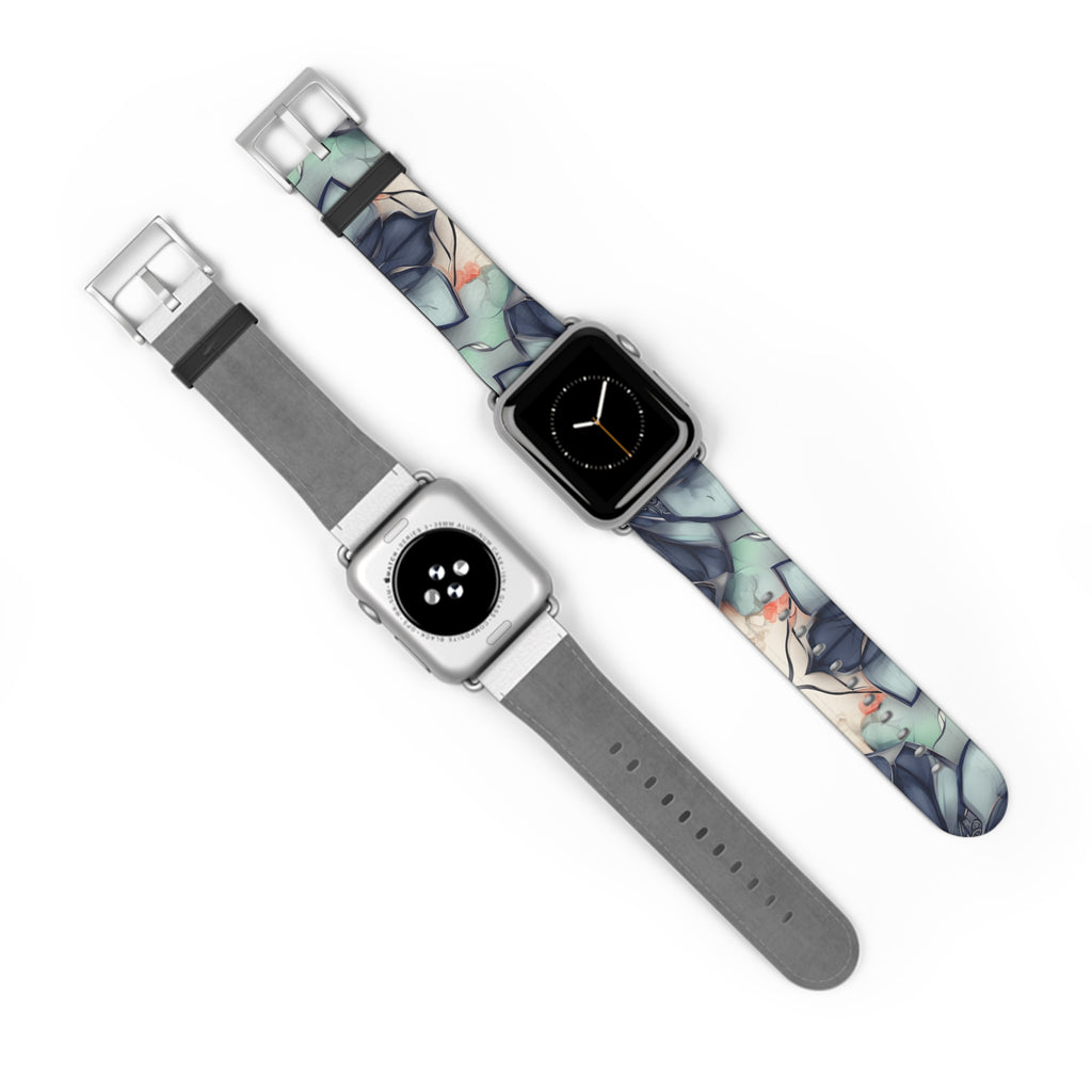 Midnight Mosaic Designer Apple Watch Band - Premium Custom Strap for Series 1-9, SE & Ultra - Artistic Vegan Leather