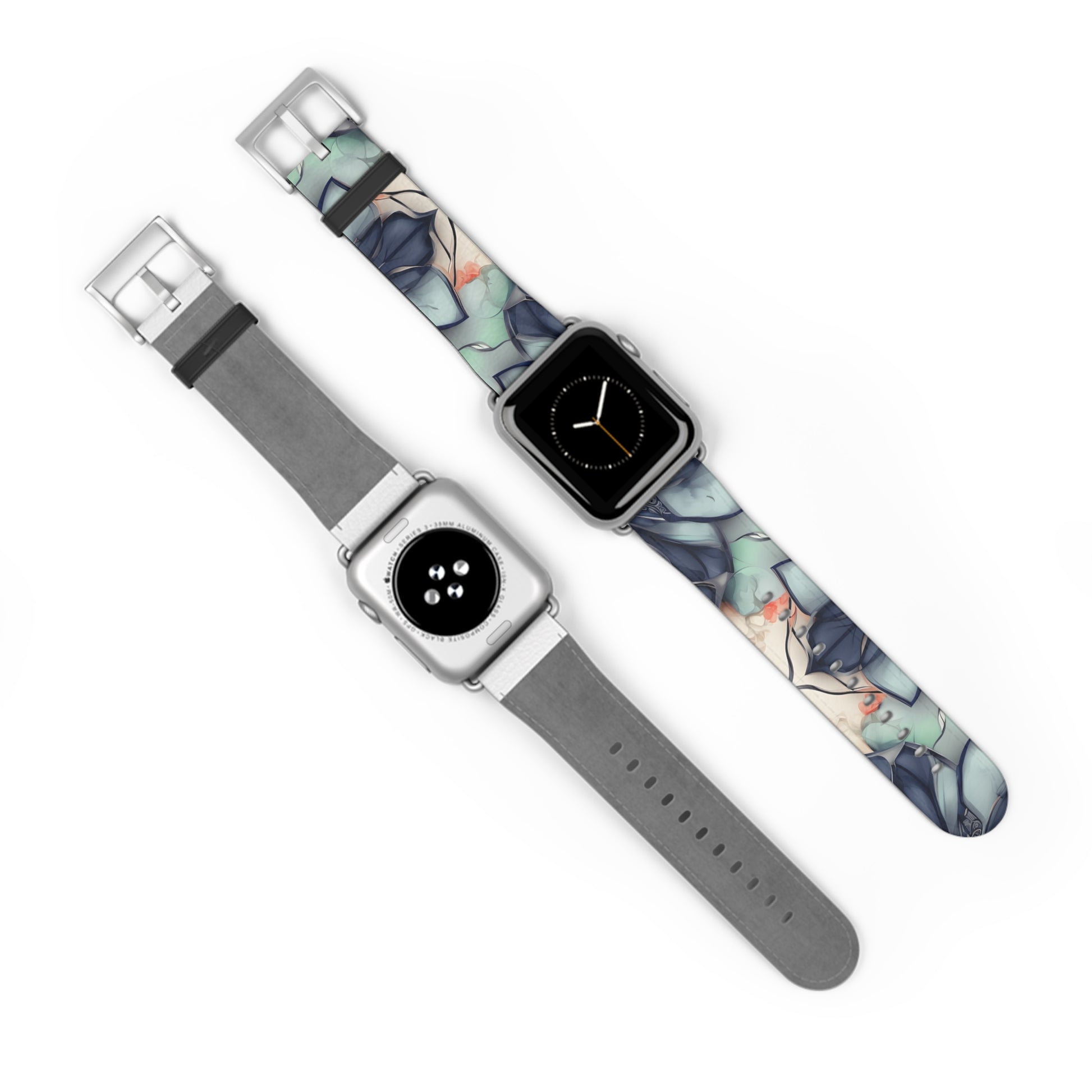 Midnight Mosaic Designer Apple Watch Band - Premium Custom Strap for Series 1-9, SE & Ultra - Artistic Vegan Leather