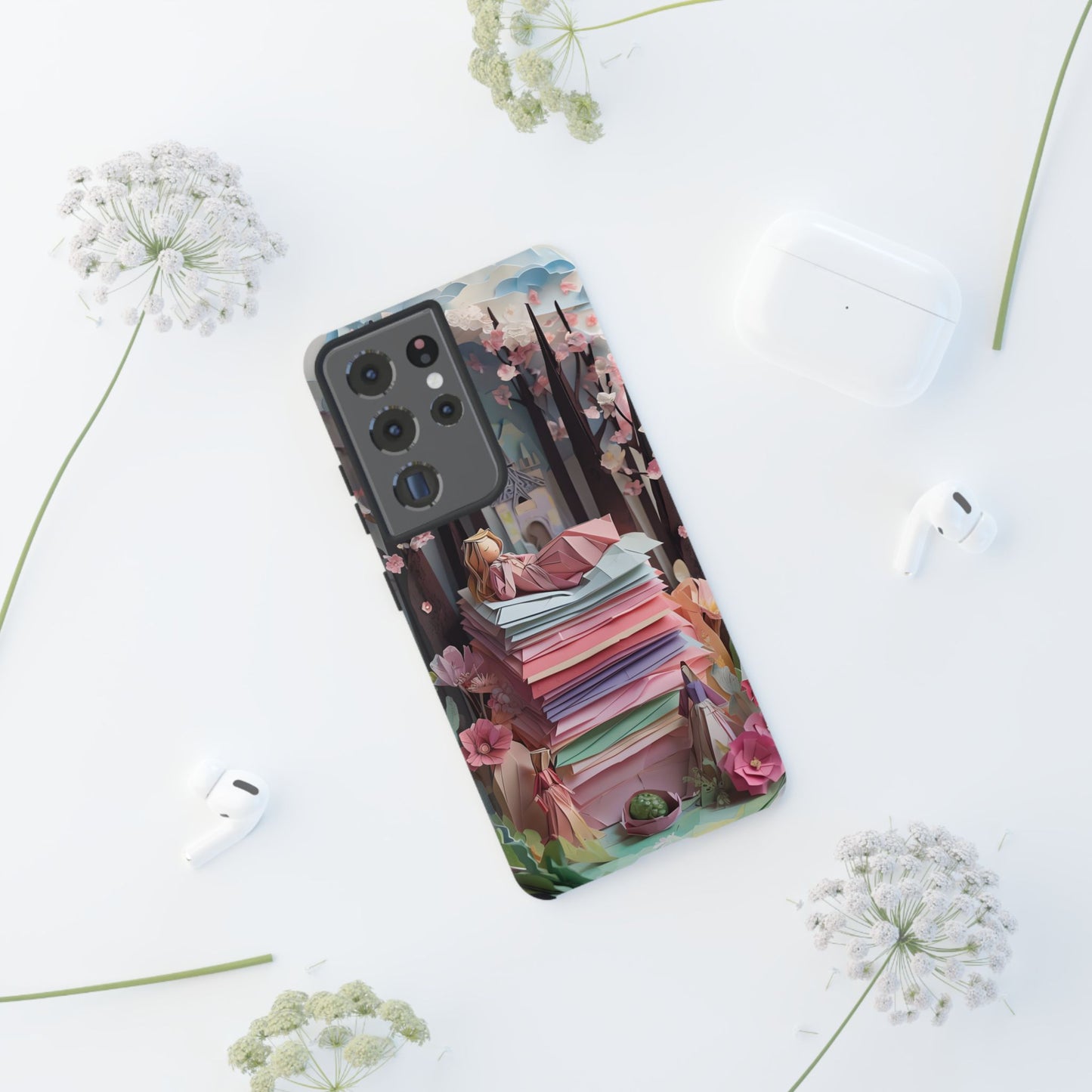 A Good Night's Sleep - Samsung Galaxy - Tough Phone Case -Whimsical Fantasy Floral Design