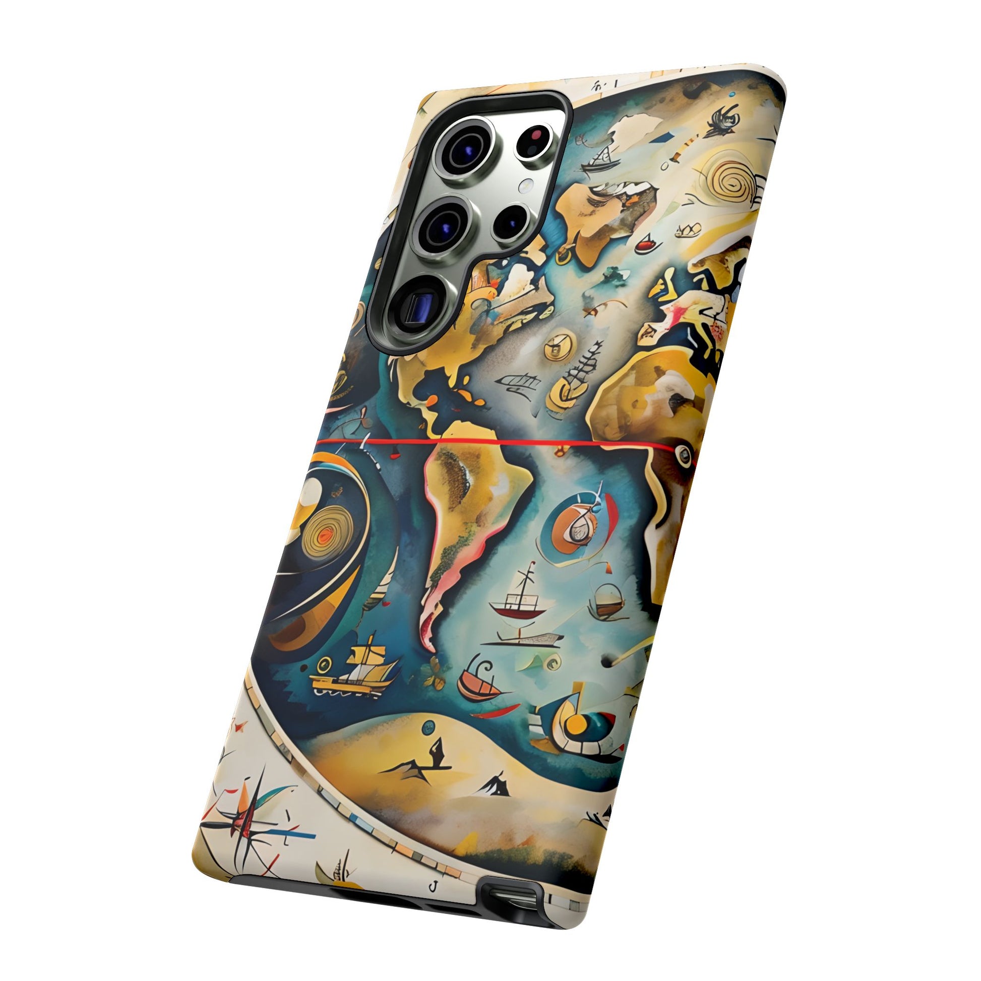 Celestial Map Samsung Galaxy S23 Ultra Tough Case - Vintage Map - Premium Abstract Design