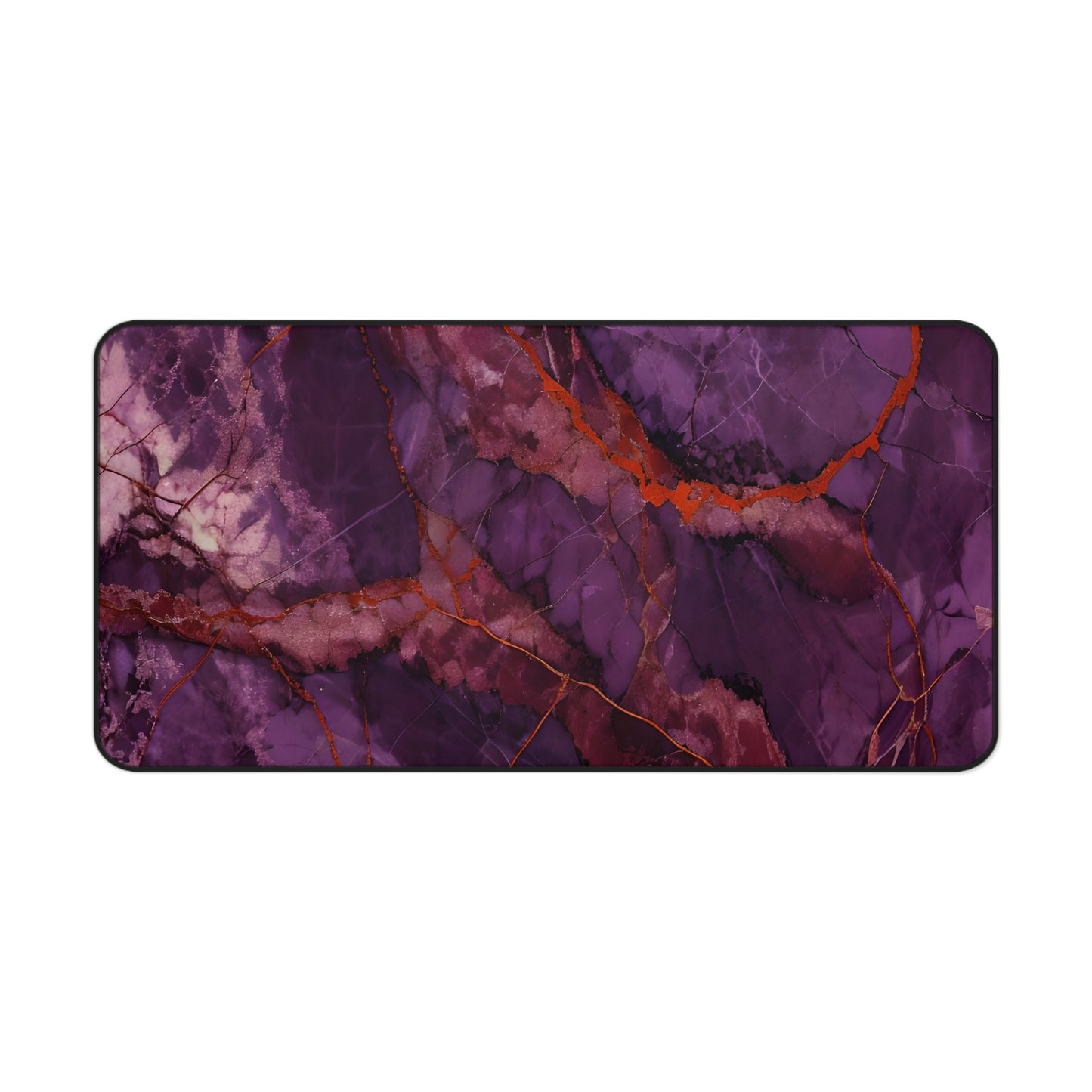Amethyst Current Desk Mat - Premium Office Desk Pad, 3 Sizes Available, Artistic Workspace Protection