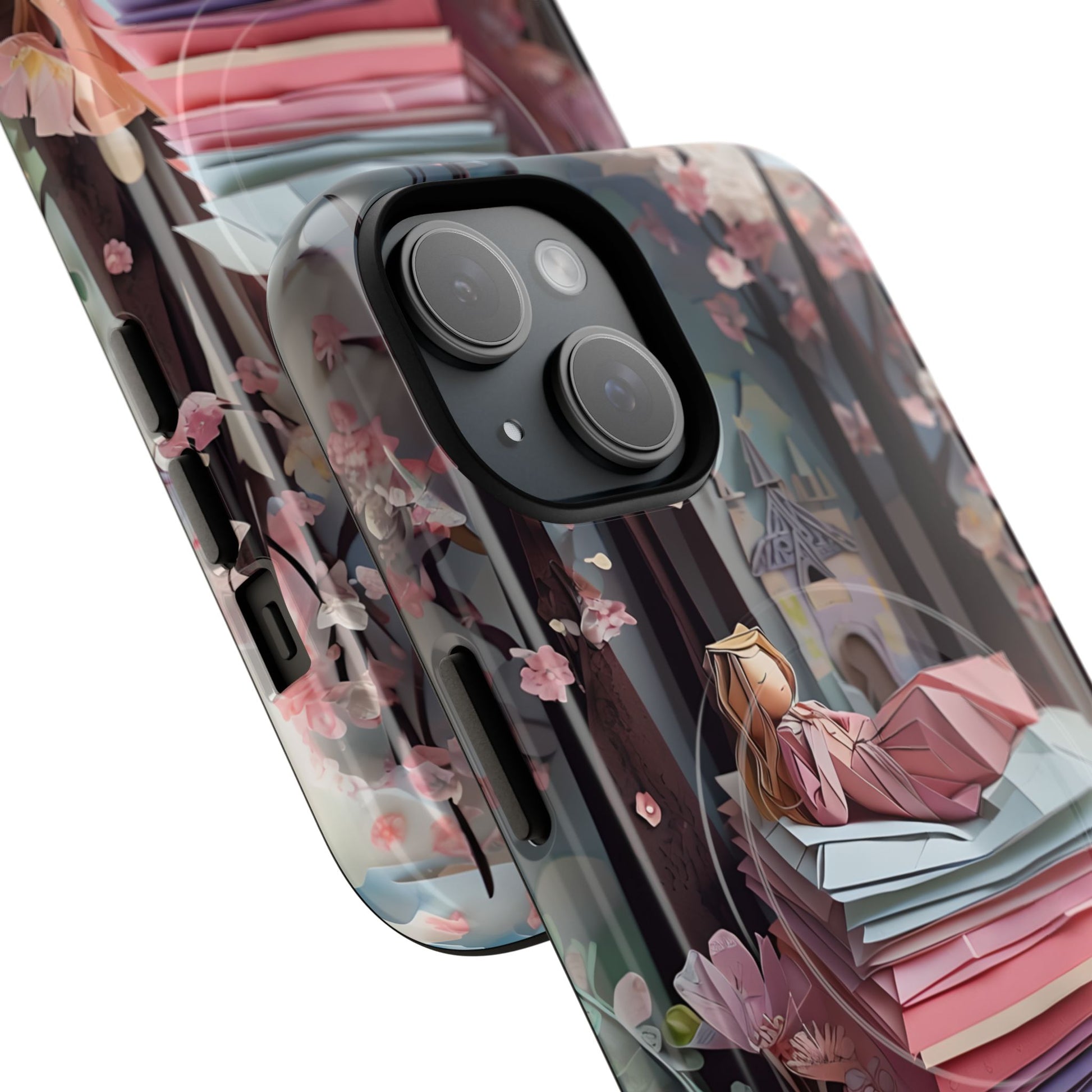 A Good Night's Sleep - iPhone 15 MagSafe Phone Case - Whimsical Fantasy Floral Design