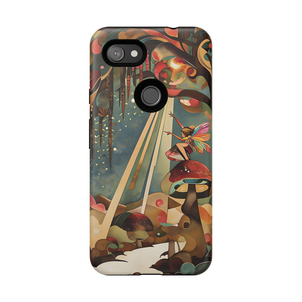 Enchanted Orchard Google Pixel 3a XL Tough Case - Artistic Fairy Tale Phone Cover - Elegant Protective Fantasy Art Accessory