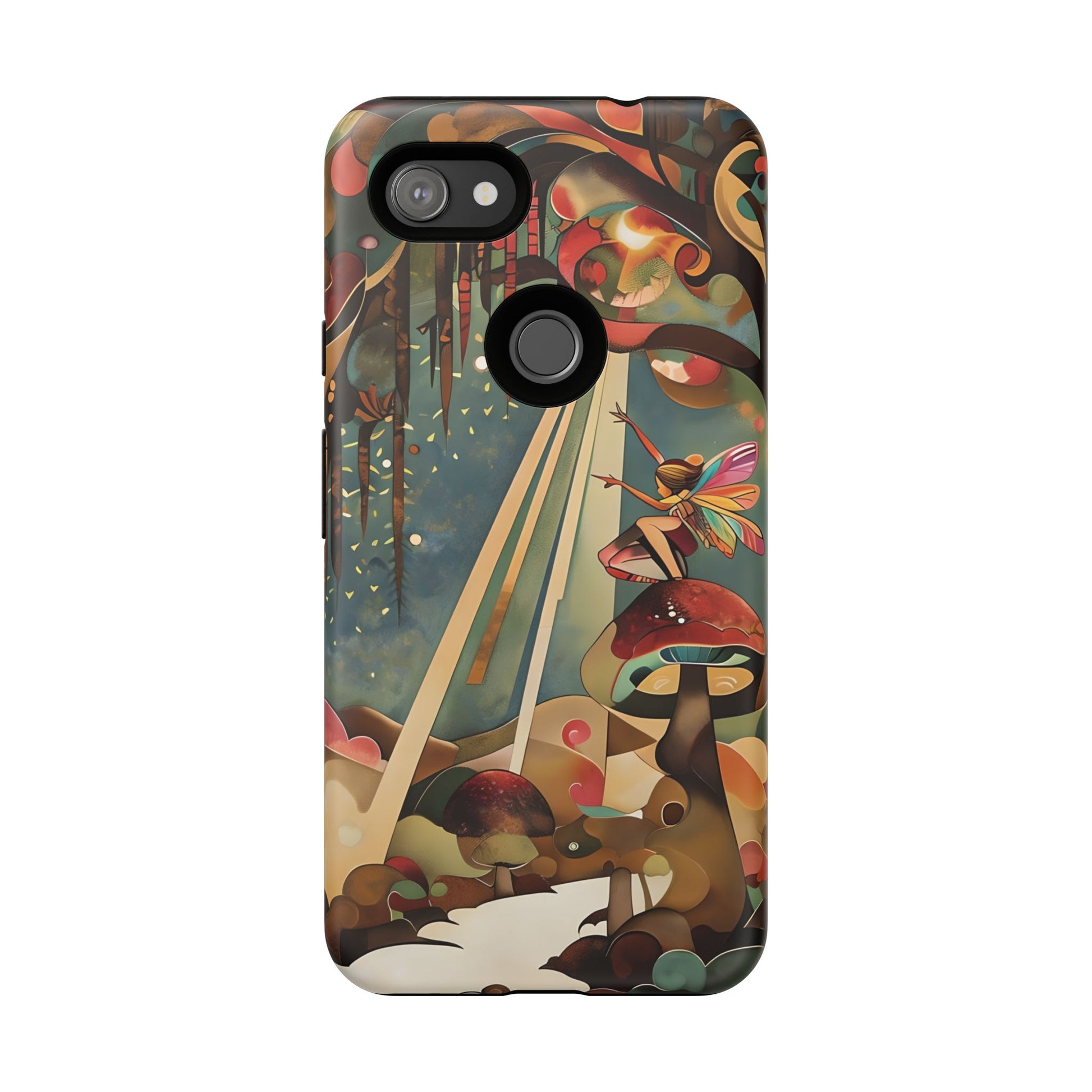 Enchanted Orchard Google Pixel 3a XL Tough Case - Artistic Fairy Tale Phone Cover - Elegant Protective Fantasy Art Accessory