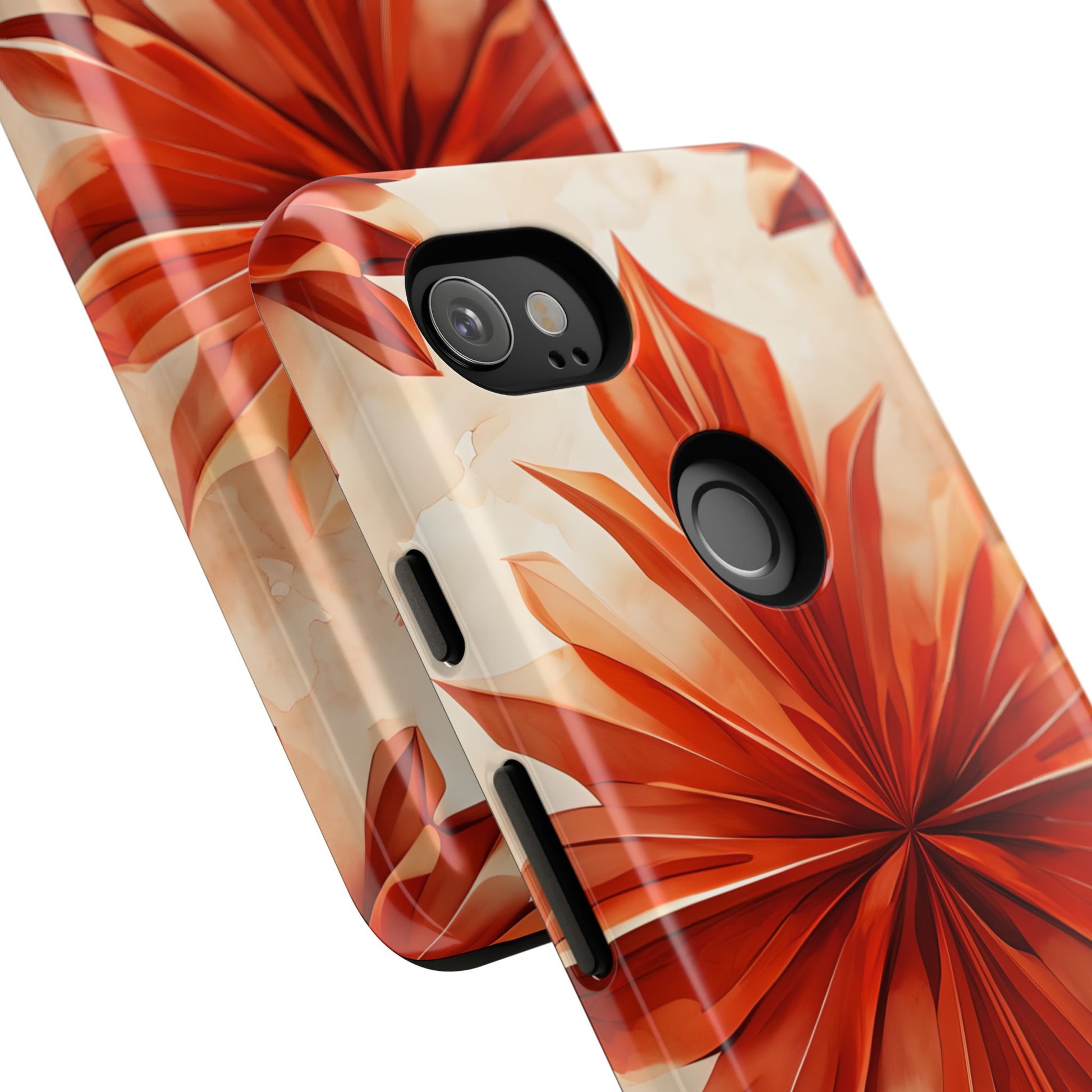 Sunset Fleur Google Pixel 2XL - Kaleidoscope Collection of MagSafe Compatible - Vibrant Sunset Flower Design
