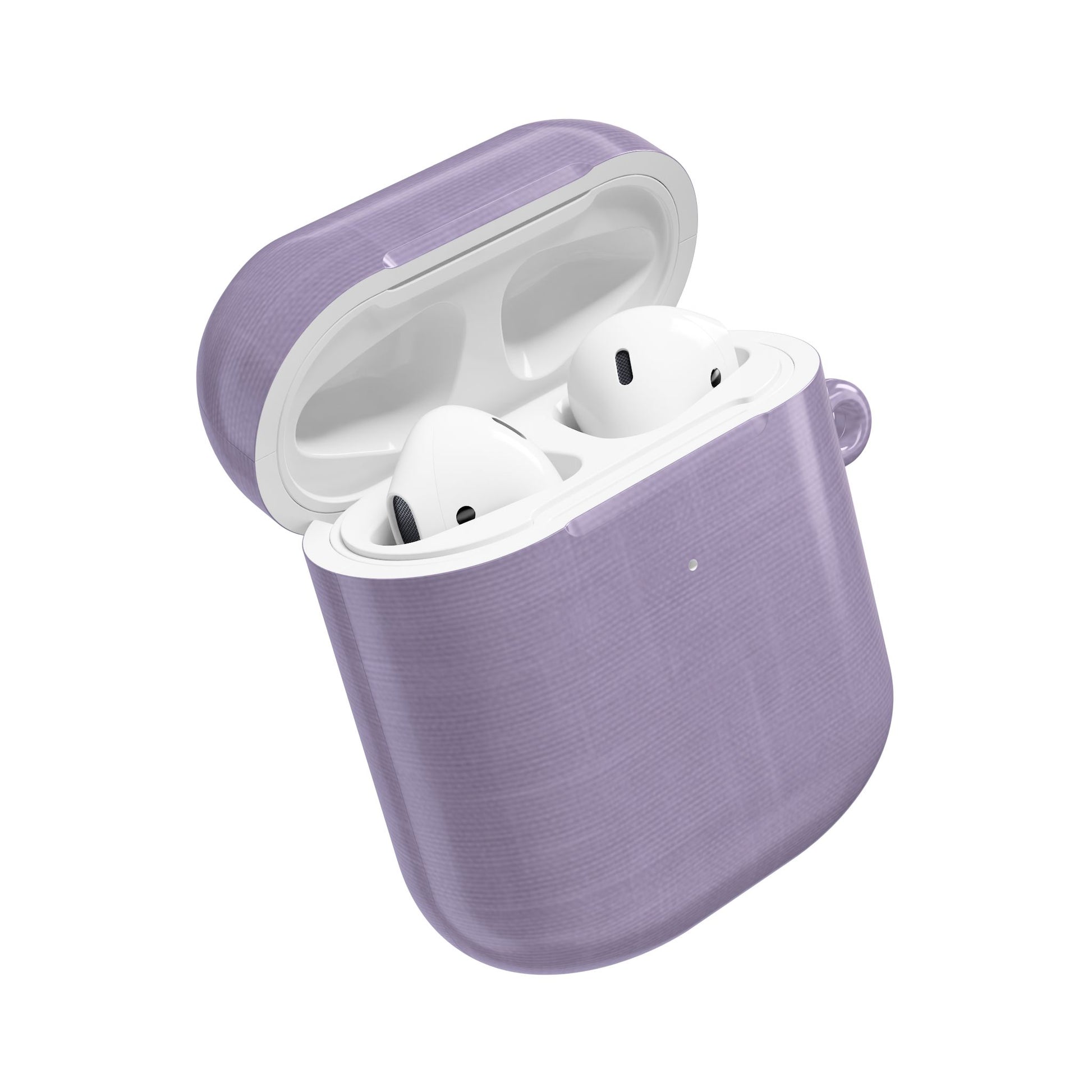 Lavender Linen AirPods Case - Minimalist Cover for Gen 1, 2, 3, Pro Gen 1 & 2