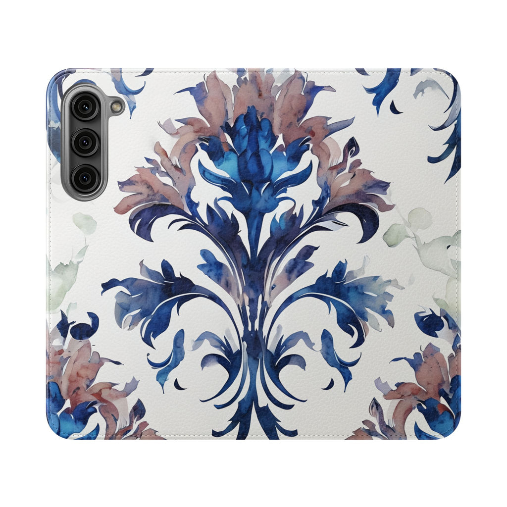 Delft Reverie - Abstract Wallet Phone Case for Samsung Galaxy S23 Plus