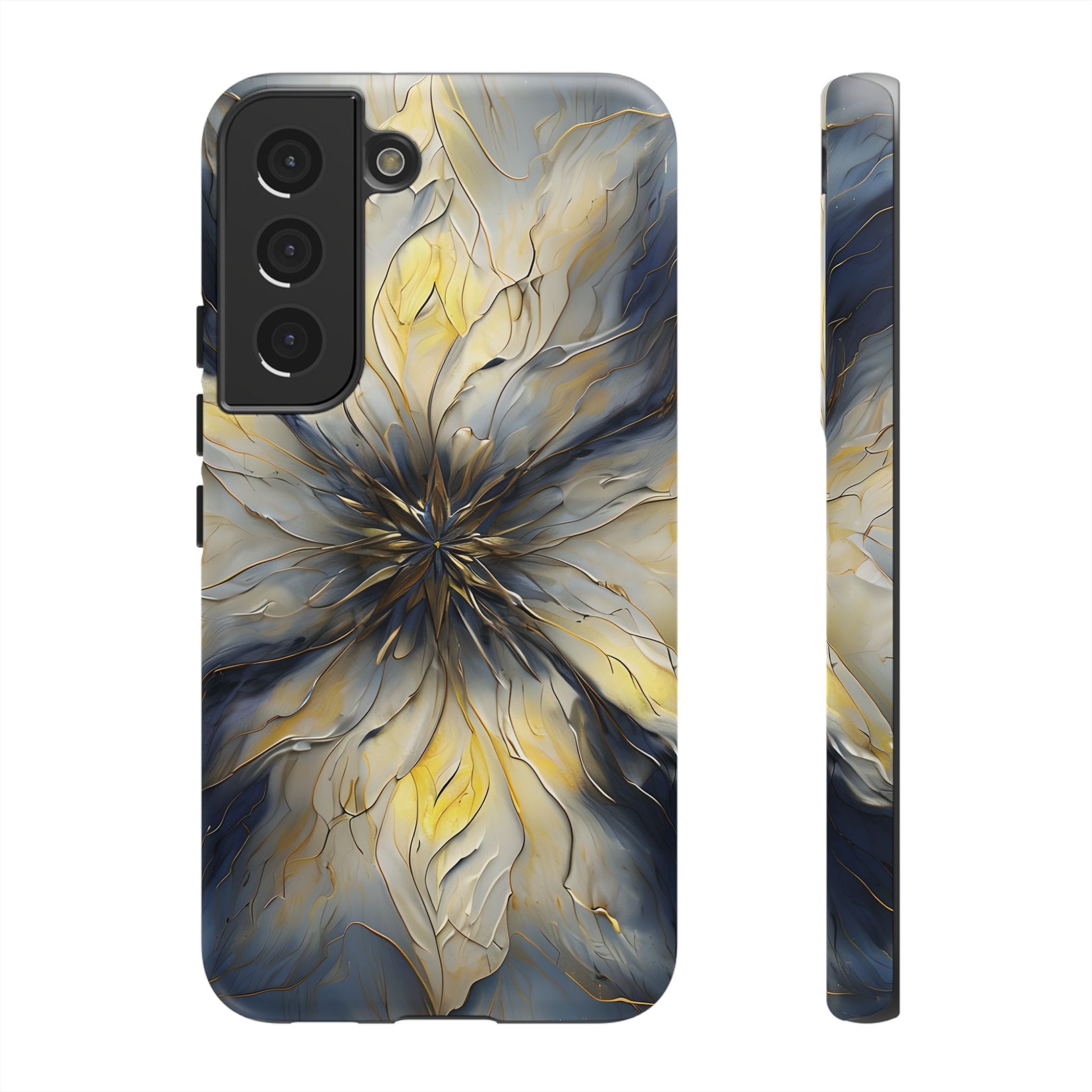 Luminous Petal Tough Case for Samsung Galaxy S22 - Premium Shockproof Designer Phone Cover