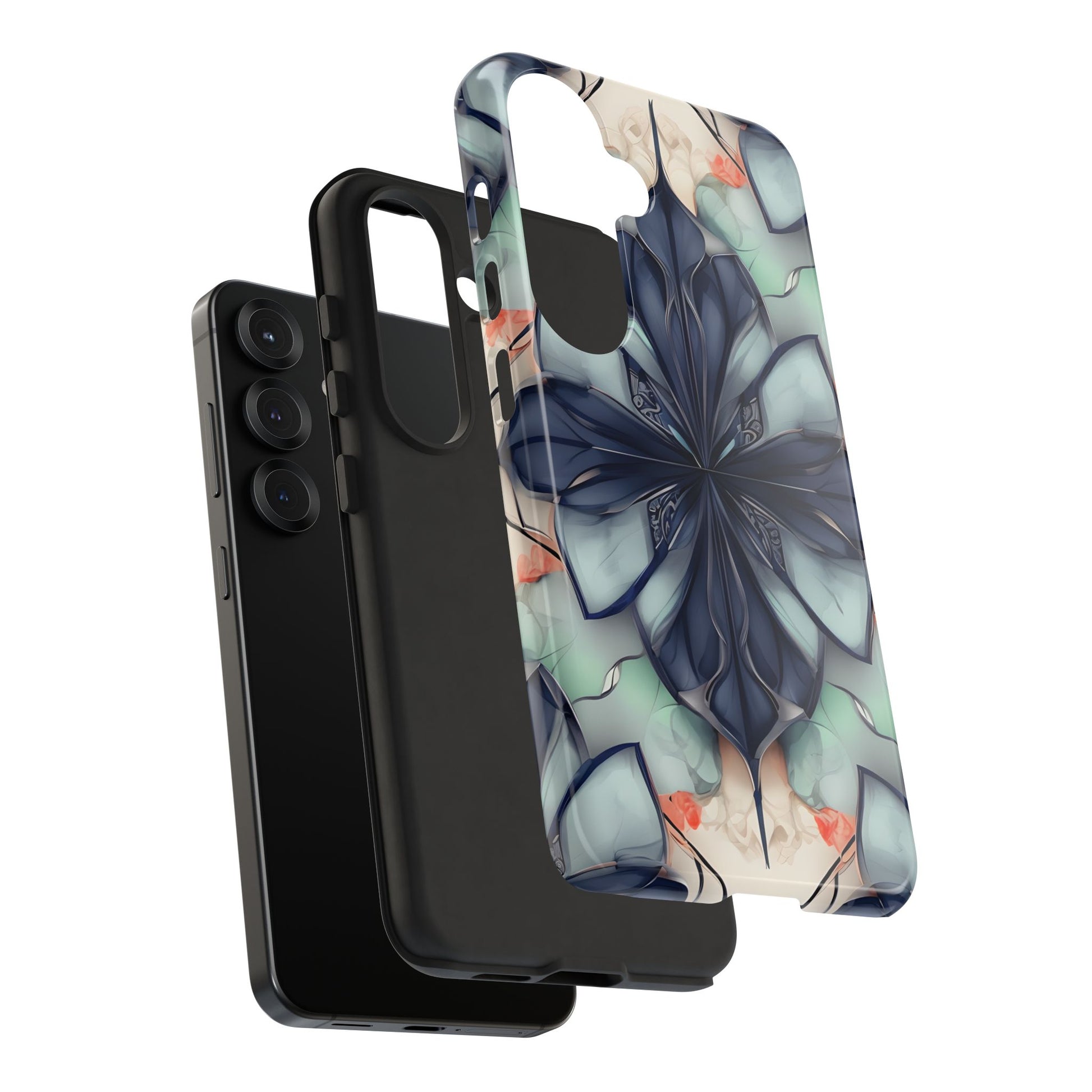 Midnight Mosaic Tough Case for Samsung Galaxy S25- Premium Shockproof Designer Phone Cover