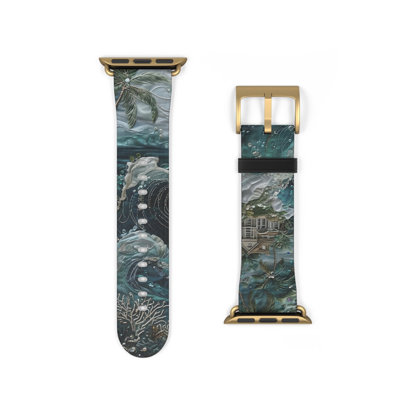Tropical Midnight Wave Apple Watch Band
