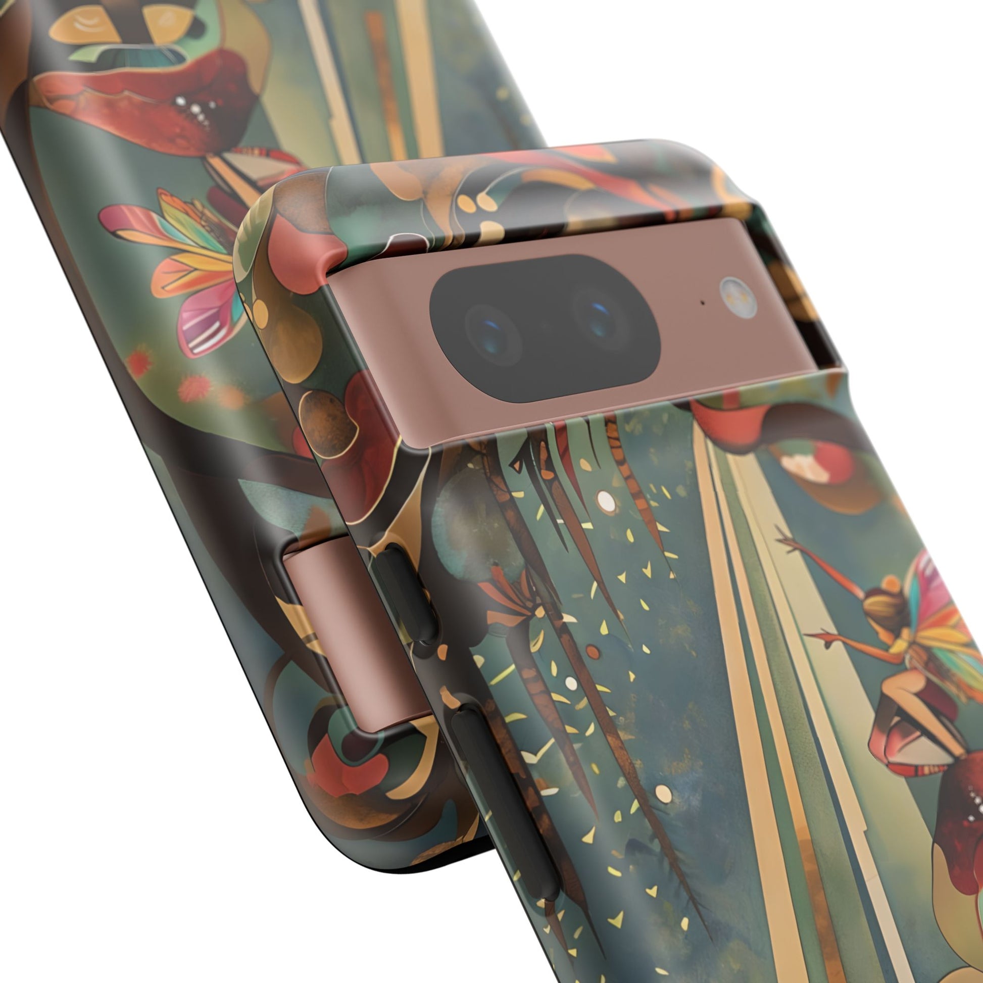 Enchanted Orchard Google Pixel 8 Tough Case - Artistic Fairy Tale Phone Cover - Elegant Protective Fantasy Art Accessory