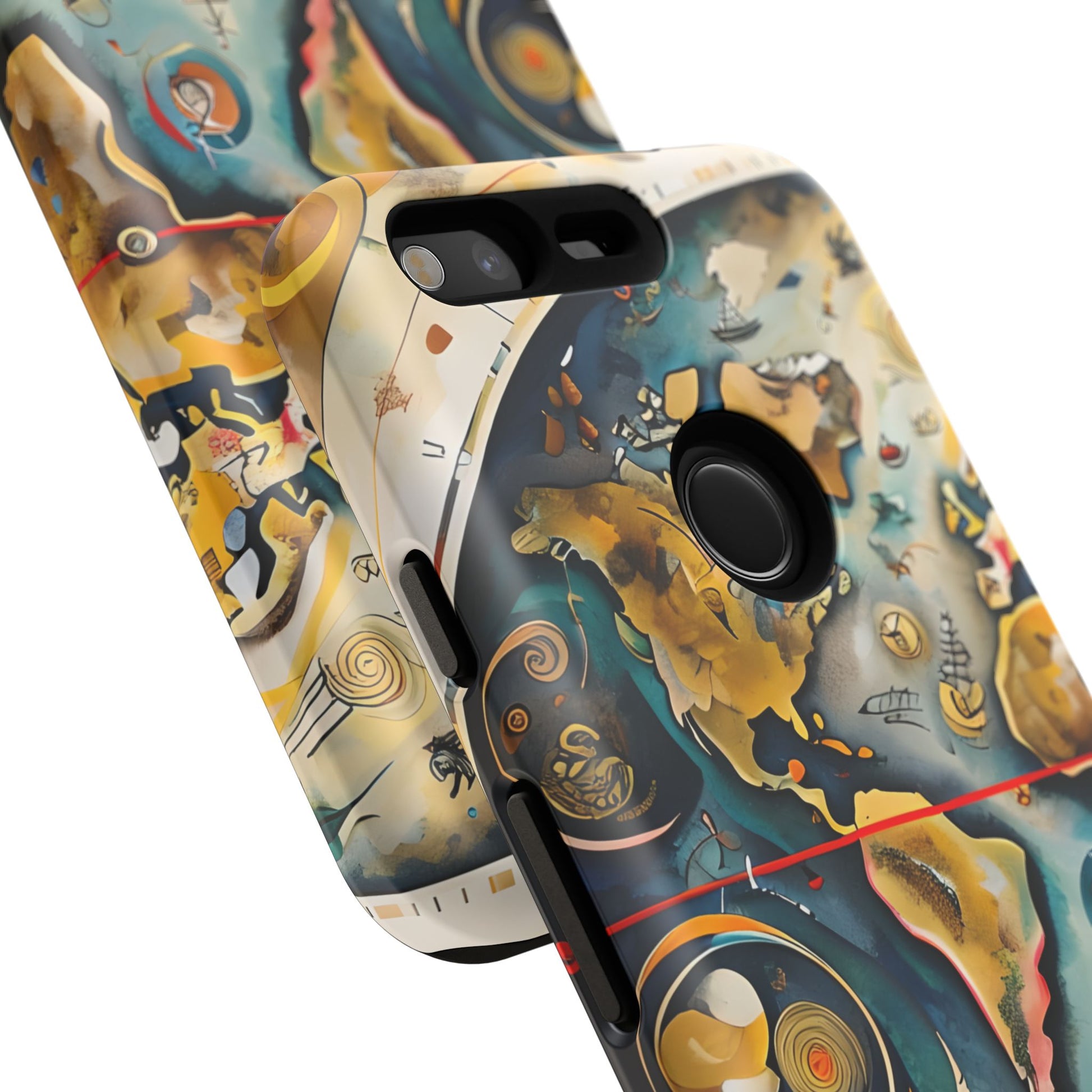 Celestial Map Google Pixel Tough Case - Antique Star Chart Phone Cover