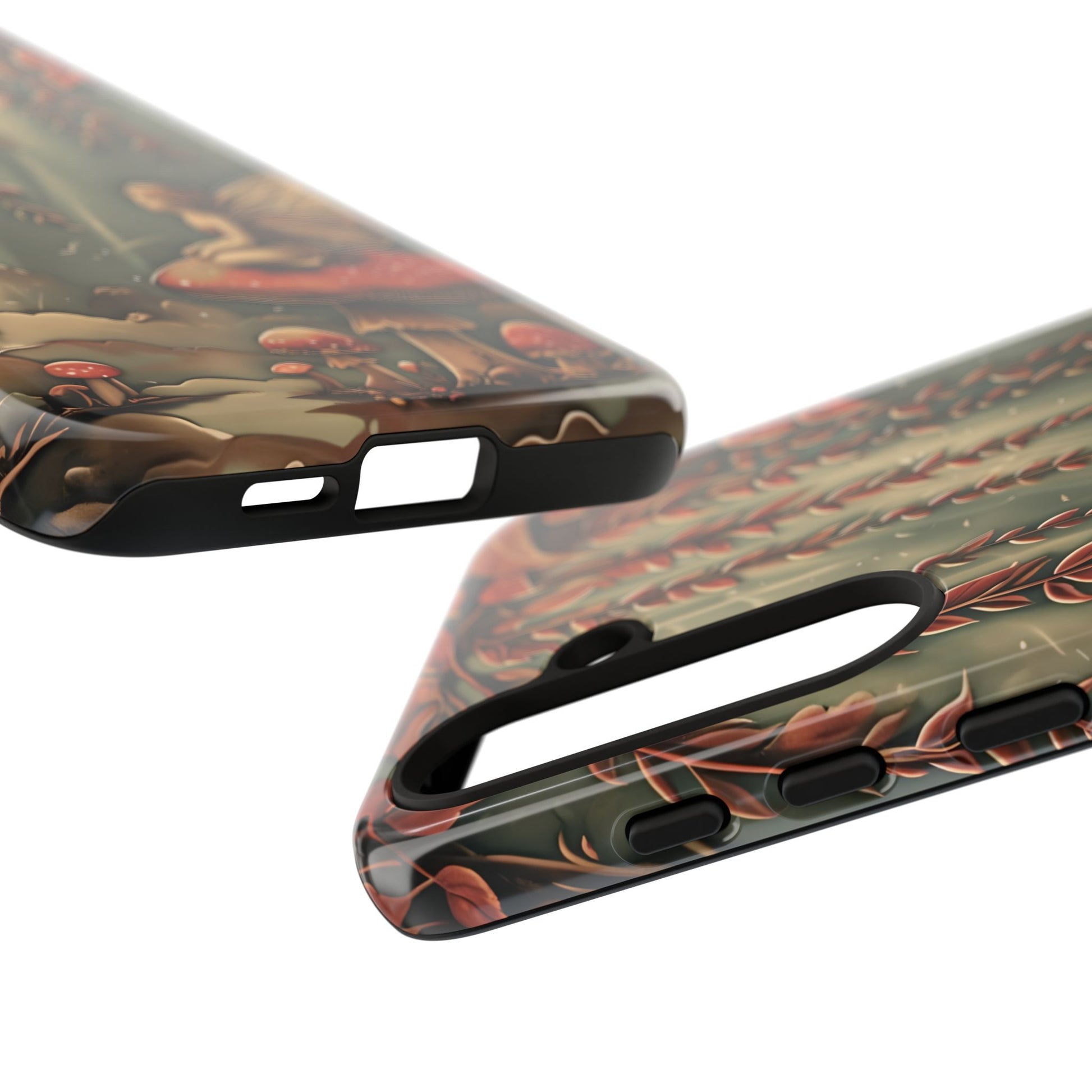 Willow Whisper - Tranquil Nature Art Samsung Galaxy S24 Plus Tough Phone Case - Serene Willow Tree & Meditative Figure Design