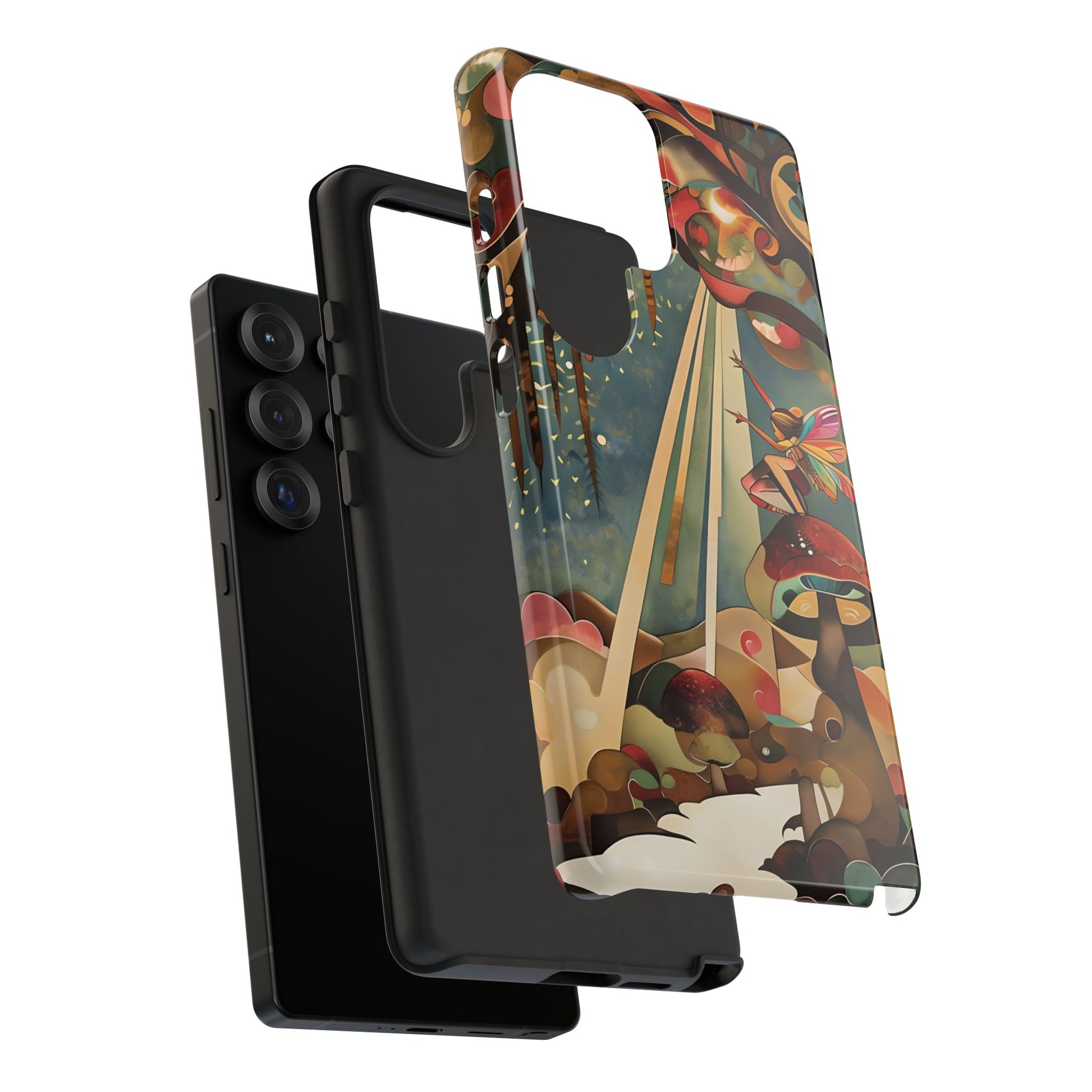 Enchanted Orchard Samsung Galaxy S25 Ultra Tough Case - Artistic Fairy Tale Phone Cover - Elegant Protective Fantasy Art Accessory