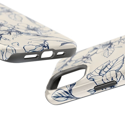Blossom Sketch iPhone MagSafe Case