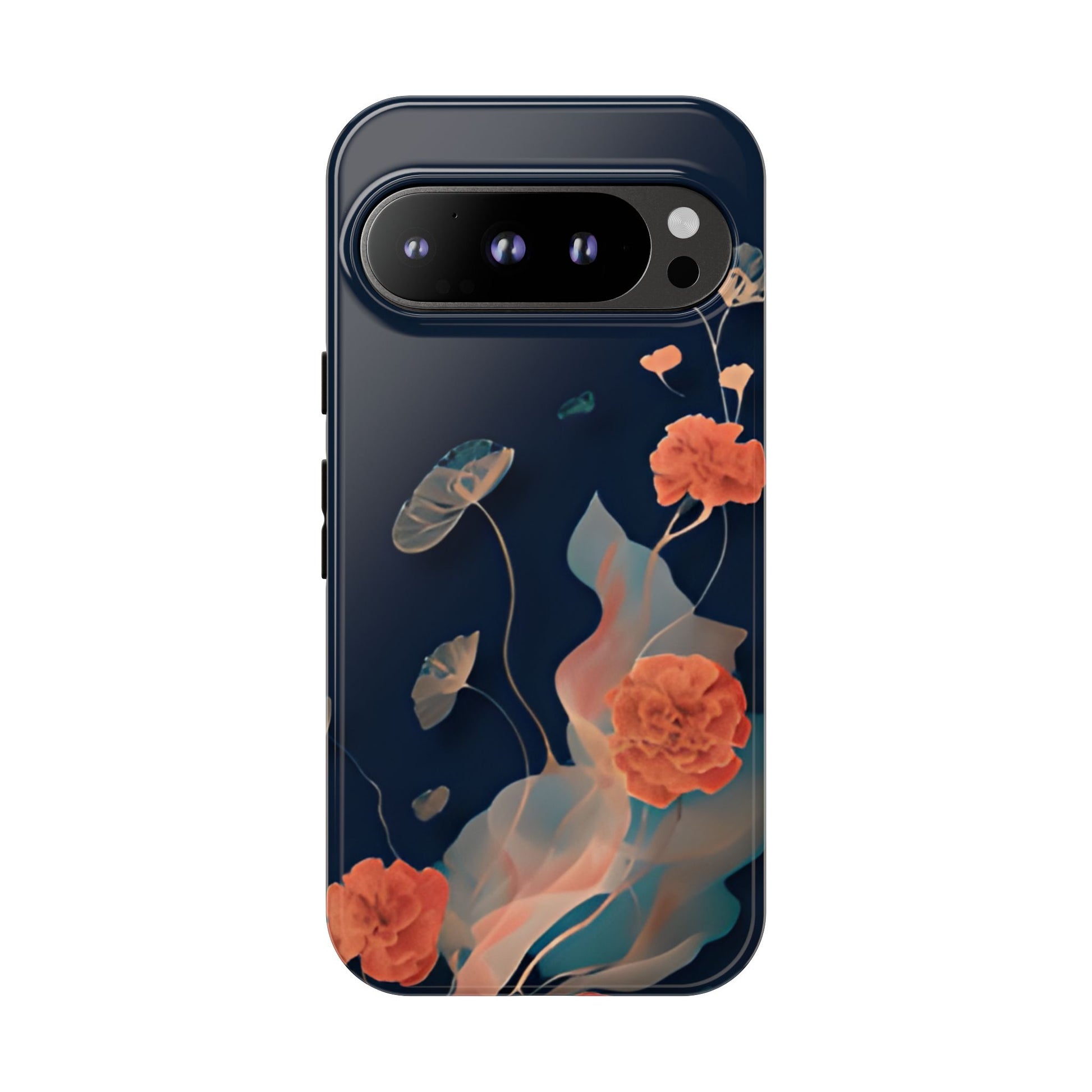 Lotus Reverie - Elegant Artistic Floral Google Pixel 9 Pro Tough Phone Case - Painterly Lotus Blossom Design