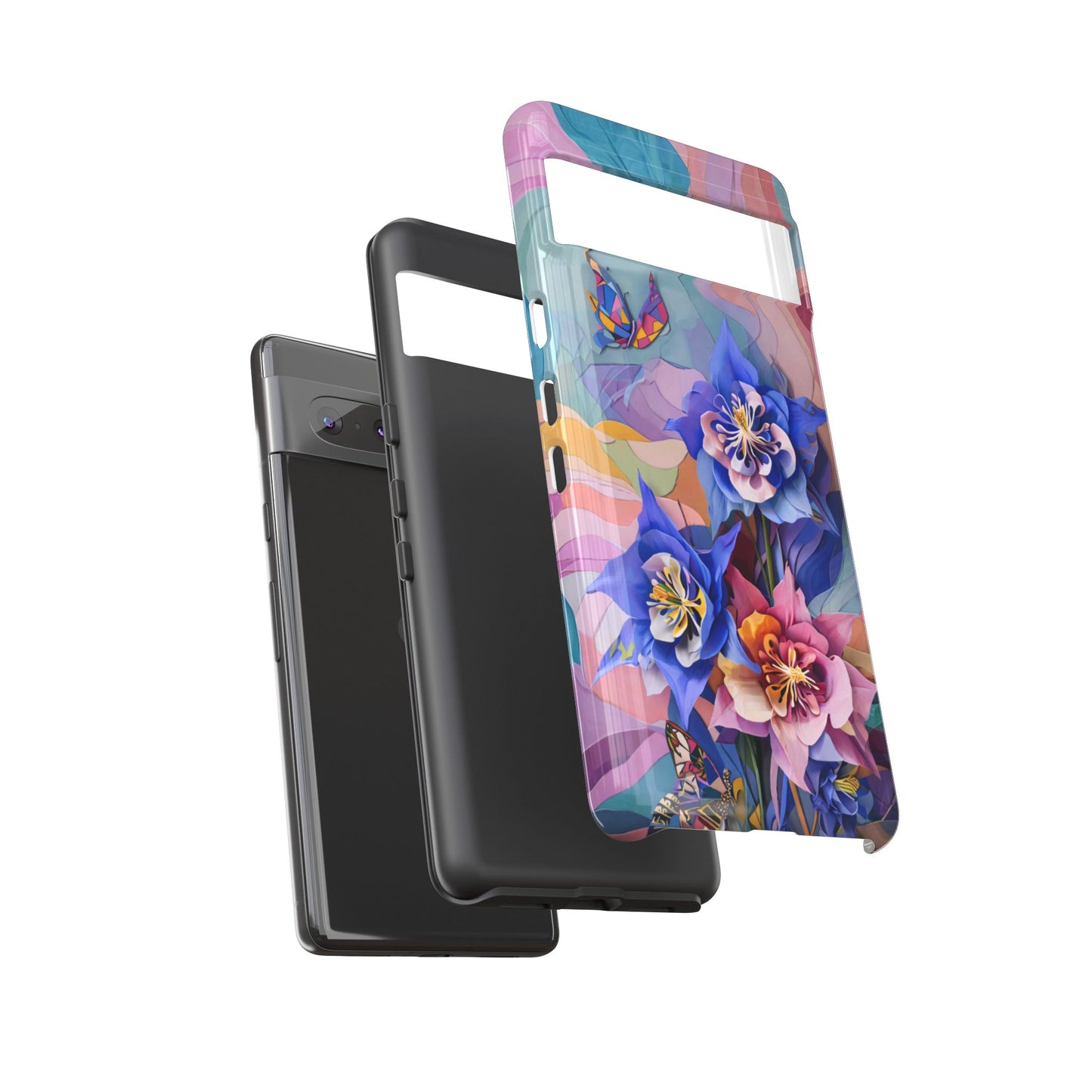 Blue Columbine Carnivale Google Pixel Tough Case