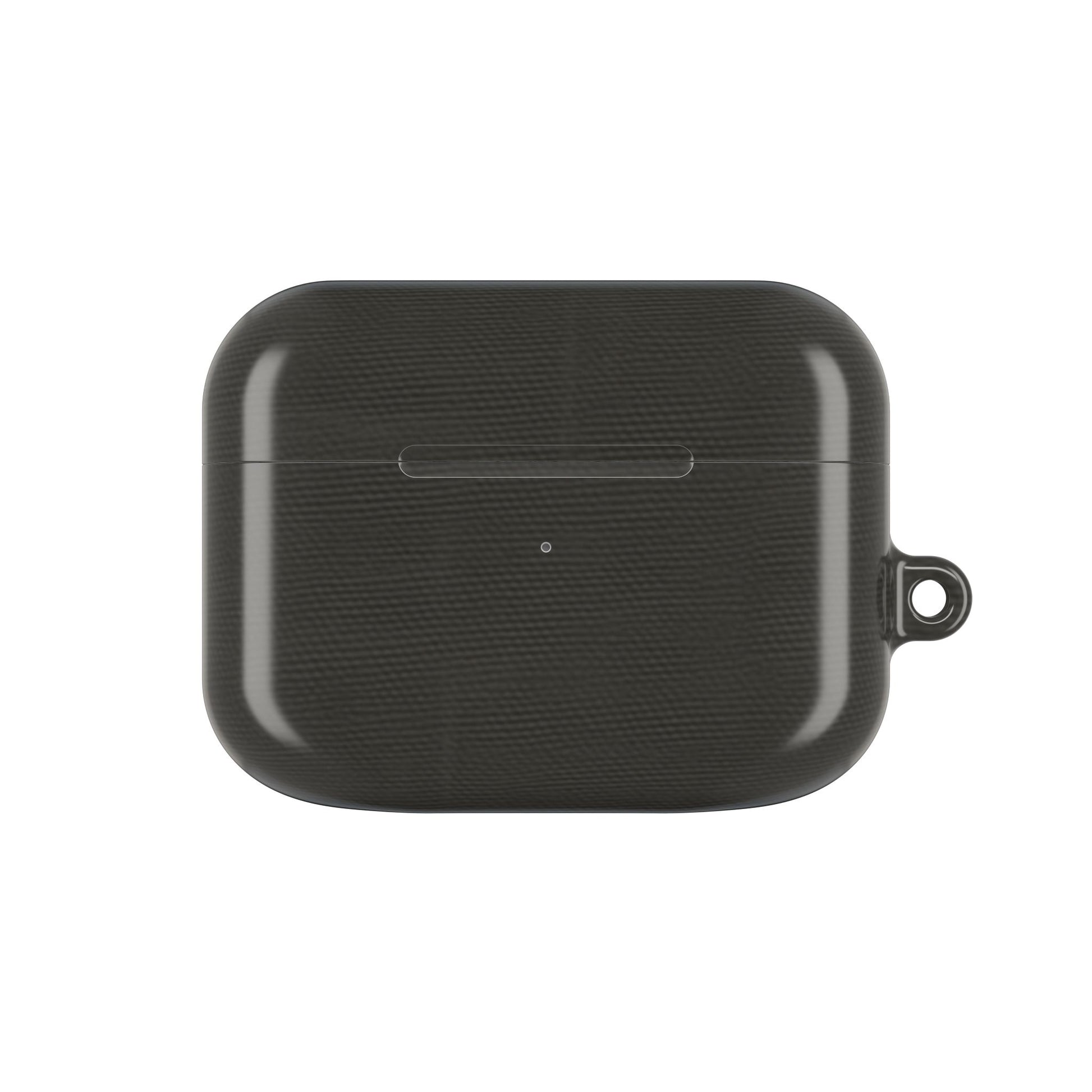 Charcoal Linen AirPods Case - Minimalist Charcoal Cover for Gen 1, 2, 3, Pro Gen 1 & 2