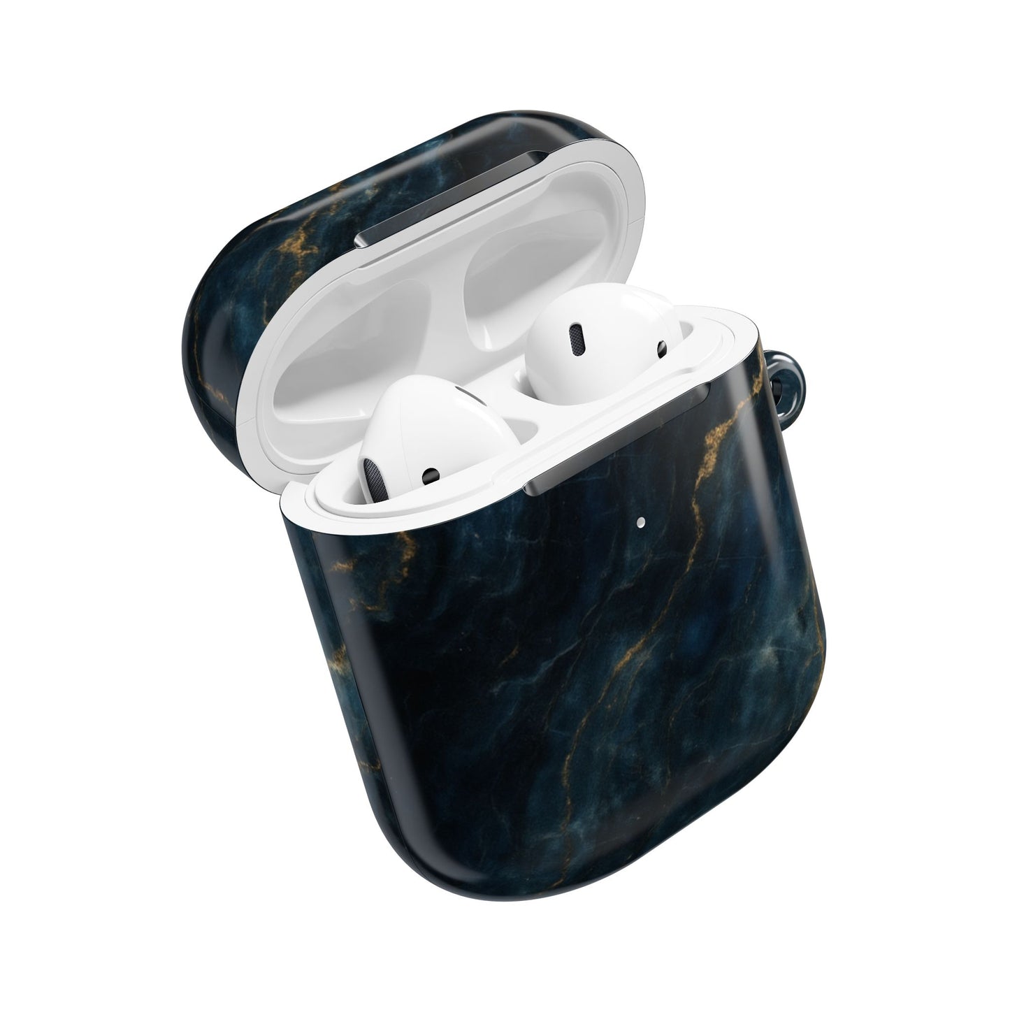 Midnight Marble AirPod Case - Navy & Gold Marble Earbud Cover for Gen 1, 2, 3, Pro Gen 1 & 2