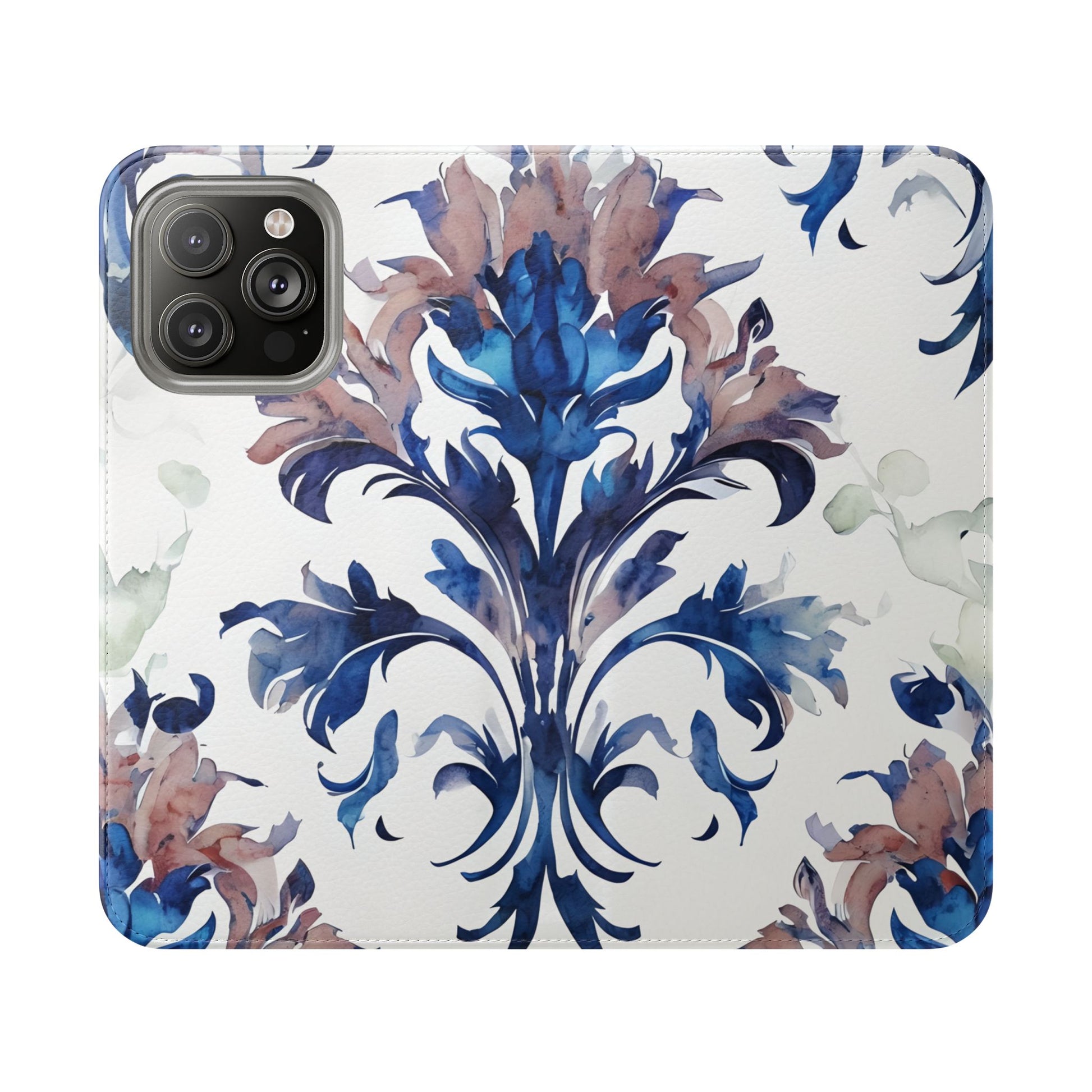 Delft Reverie - Abstract Wallet Phone Case for iPhone 14 Pro Max