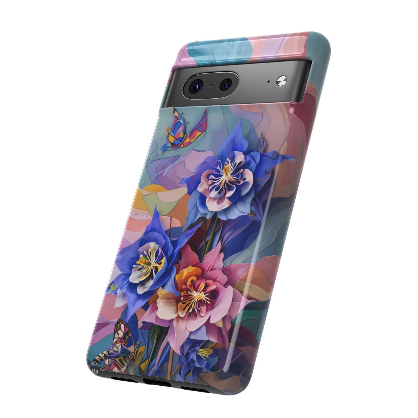 Blue Columbine Carnivale Google Pixel Tough Case