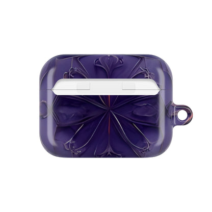 Violet Nebula AirPod Case - Purple Cosmic Earbud Cover for Gen 1, 2, 3, Pro Gen 1 & 2