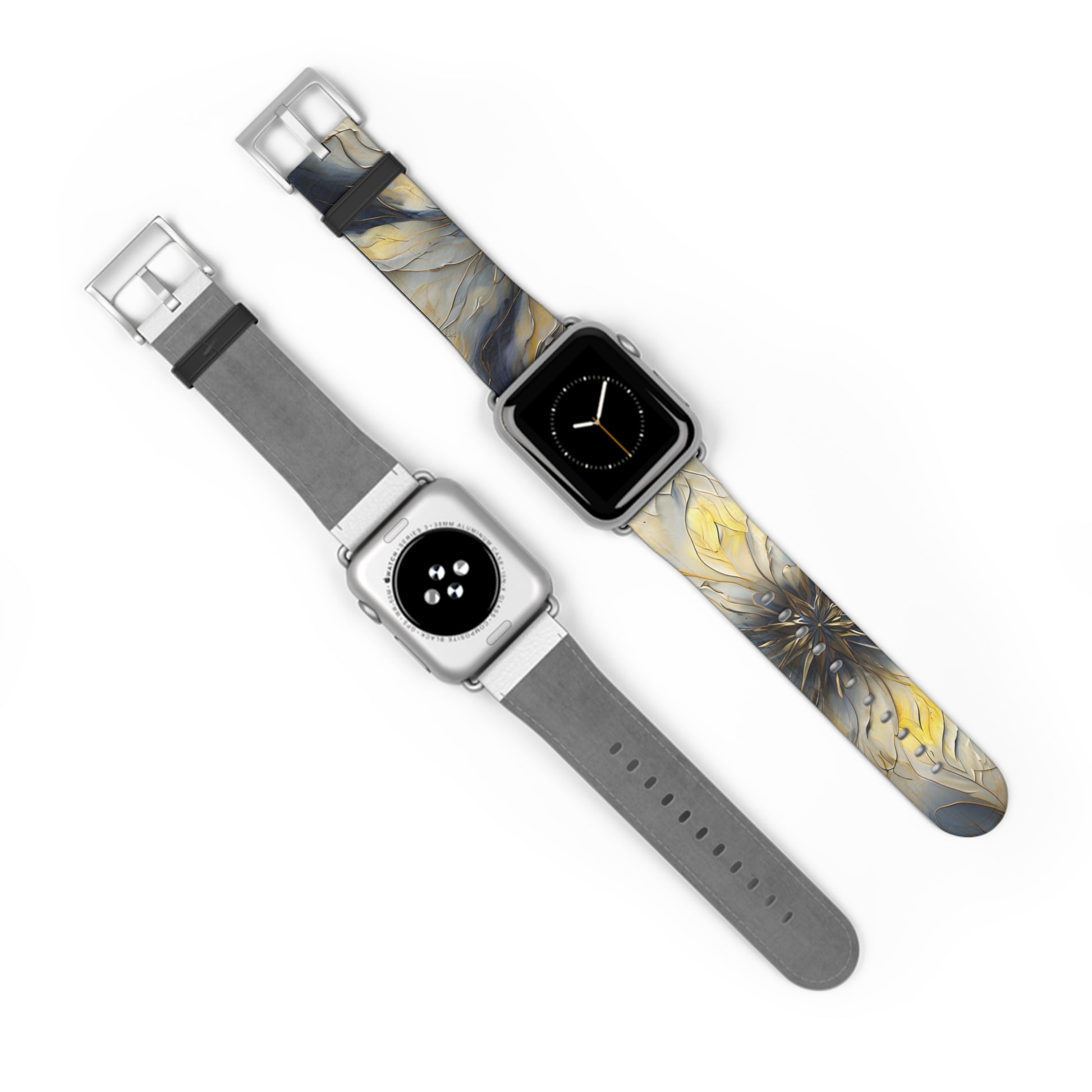 Luminous Petal Designer Watch Band - Artistic Nylon Strap for Apple Watch - Premium, Comfortable, Gift-Ready