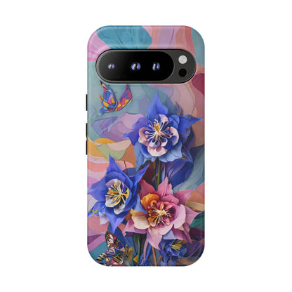 Blue Columbine Carnivale Google Pixel Tough Case