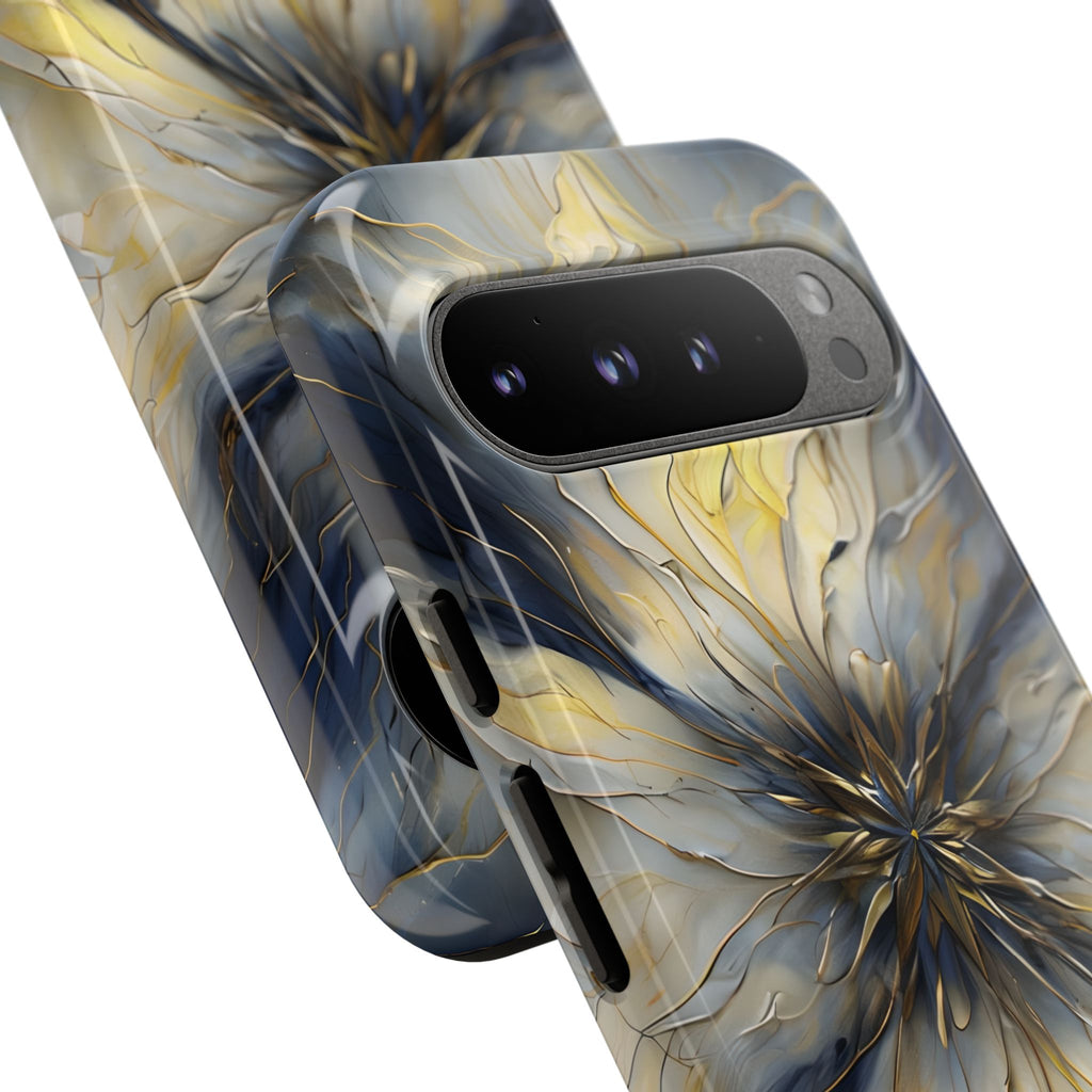 Luminous Petal Tough Case for Google Pixel 9 Pro XL - Premium Artistic Shockproof Cover, Elegant Protective Phone Case