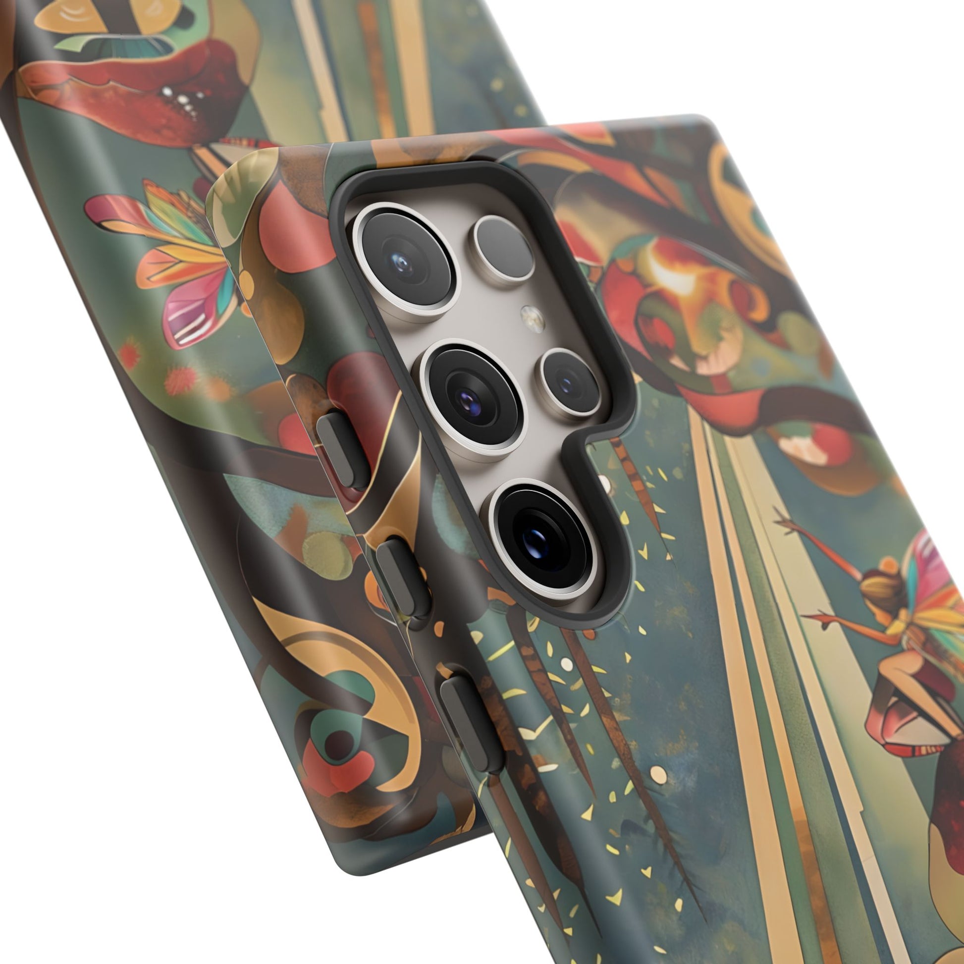 Enchanted Orchard Samsung Galaxy S24 Ultra Tough Case - Artistic Fairy Tale Phone Cover - Elegant Protective Fantasy Art Accessory