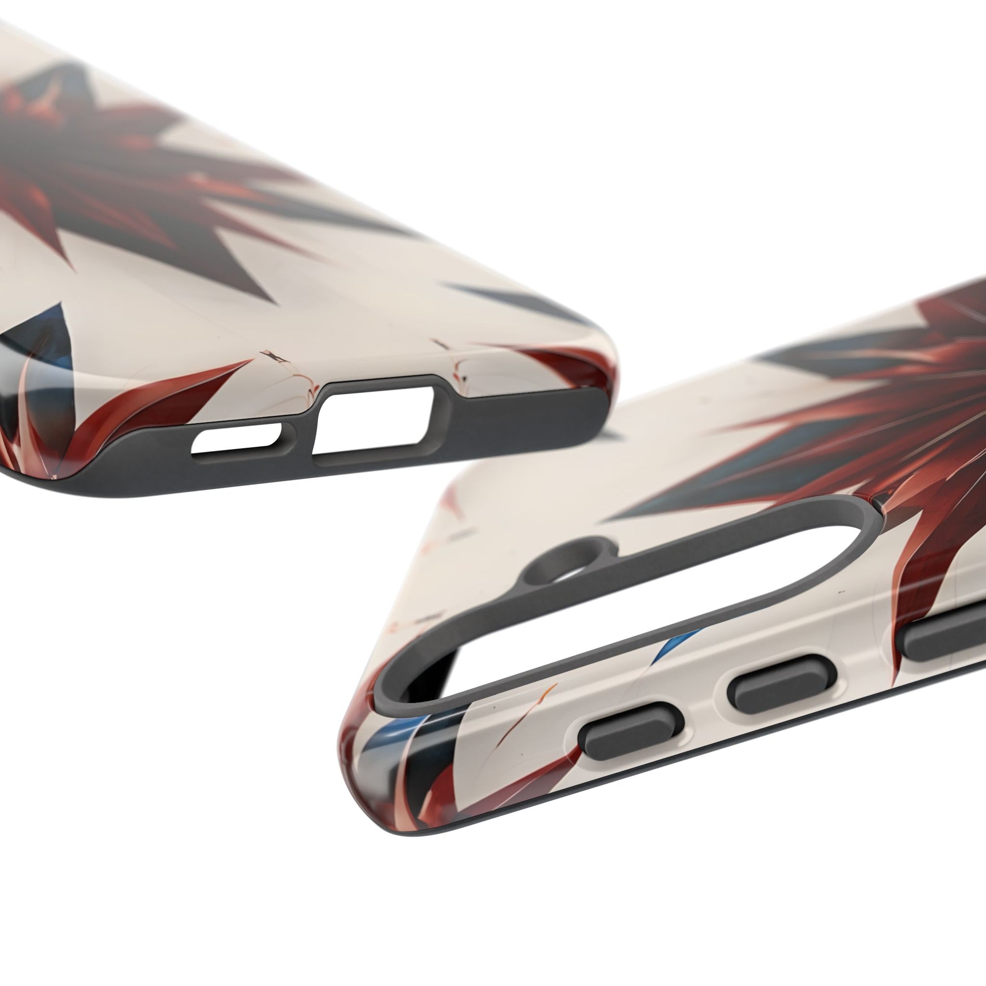 Garnet Starburst - Kaleidoscope Collection Gemstone Floral - Samsung Galaxy S25 Tough Phone Case - Floral Burst Design