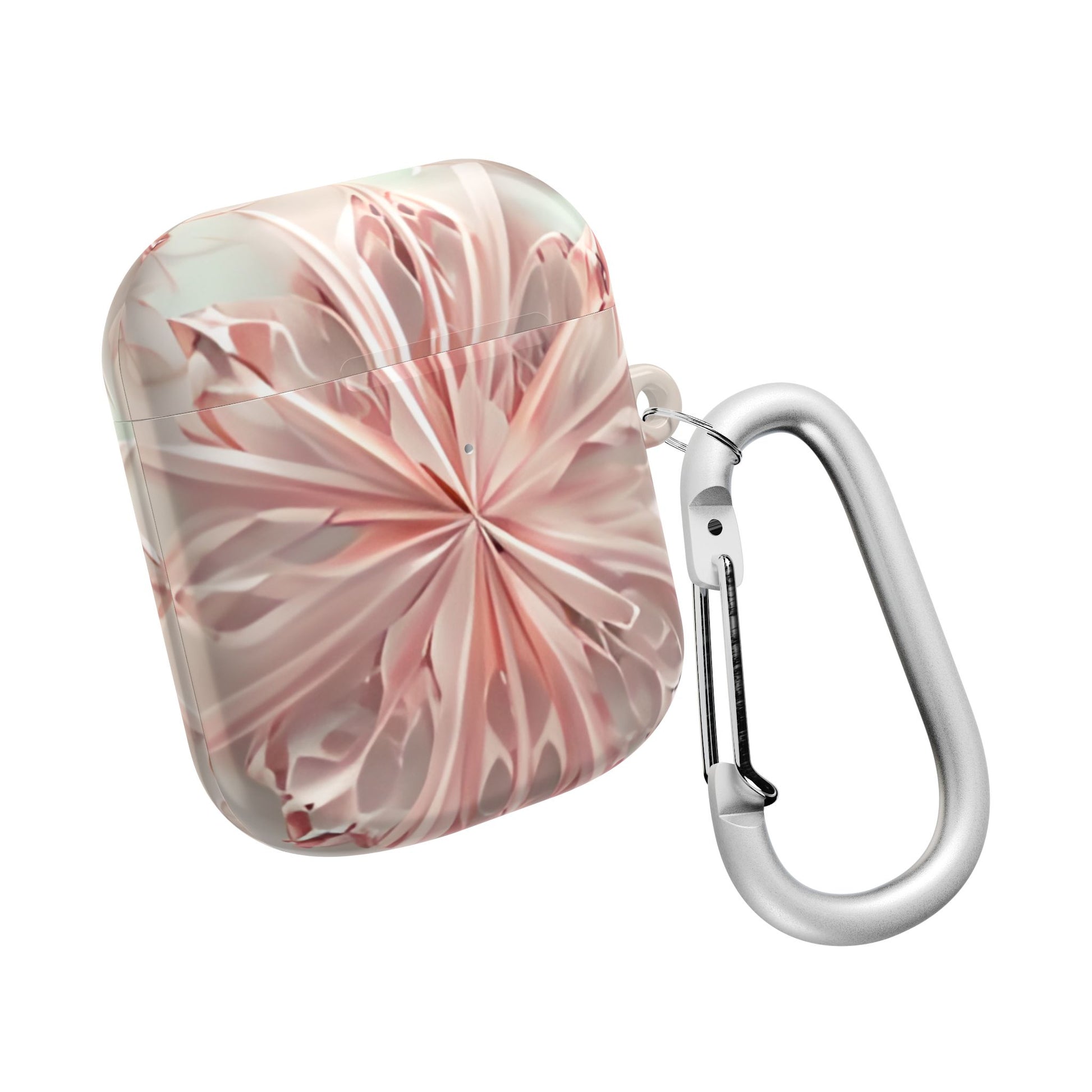 Blush Frost AirPod Case - Pink Snowflake Earbud Cover for Gen 1, 2, 3, Pro Gen 1 & 2