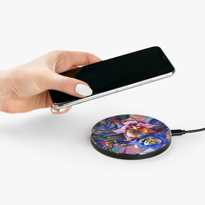Blue Columbine Carnivale Qi Wireless Charger