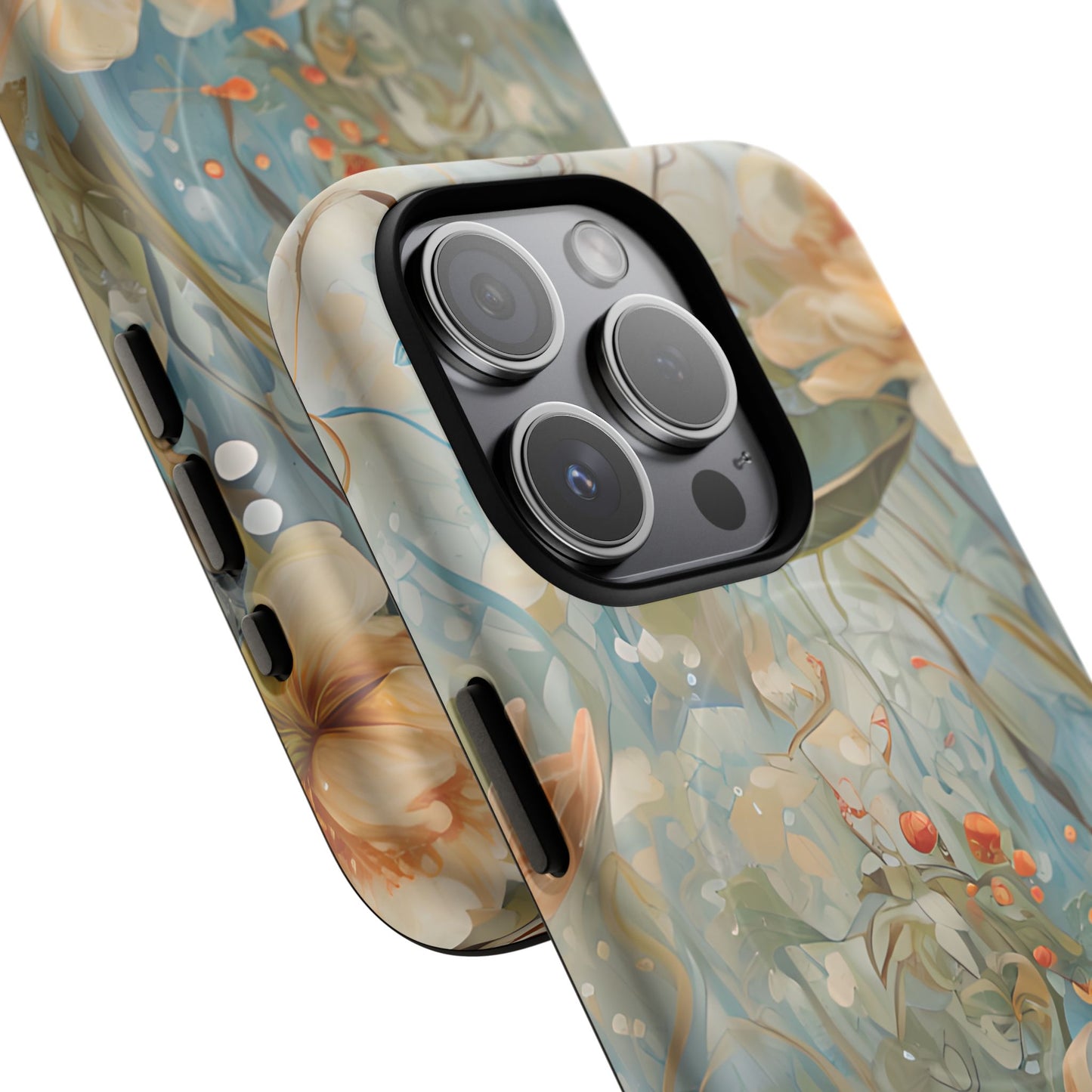 Waterlily Dreamscape - Artistic Floral iPhone MagSafe Phone Case -Waterlily & Lotus Design