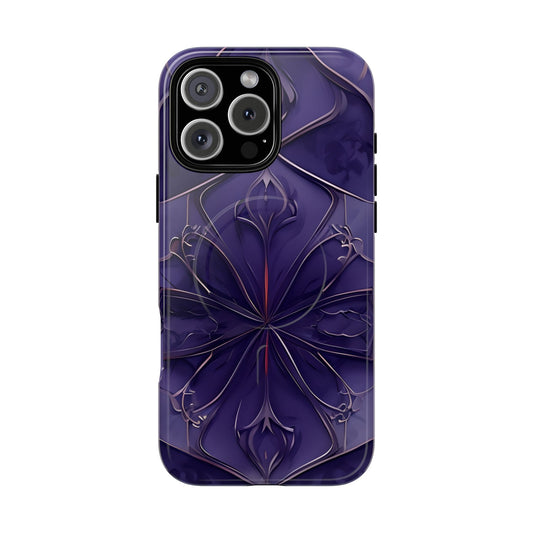 Violet Nebula iPhone MagSafe Case
