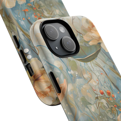 Waterlily Dreamscape - Artistic Floral iPhone MagSafe Phone Case -Waterlily & Lotus Design