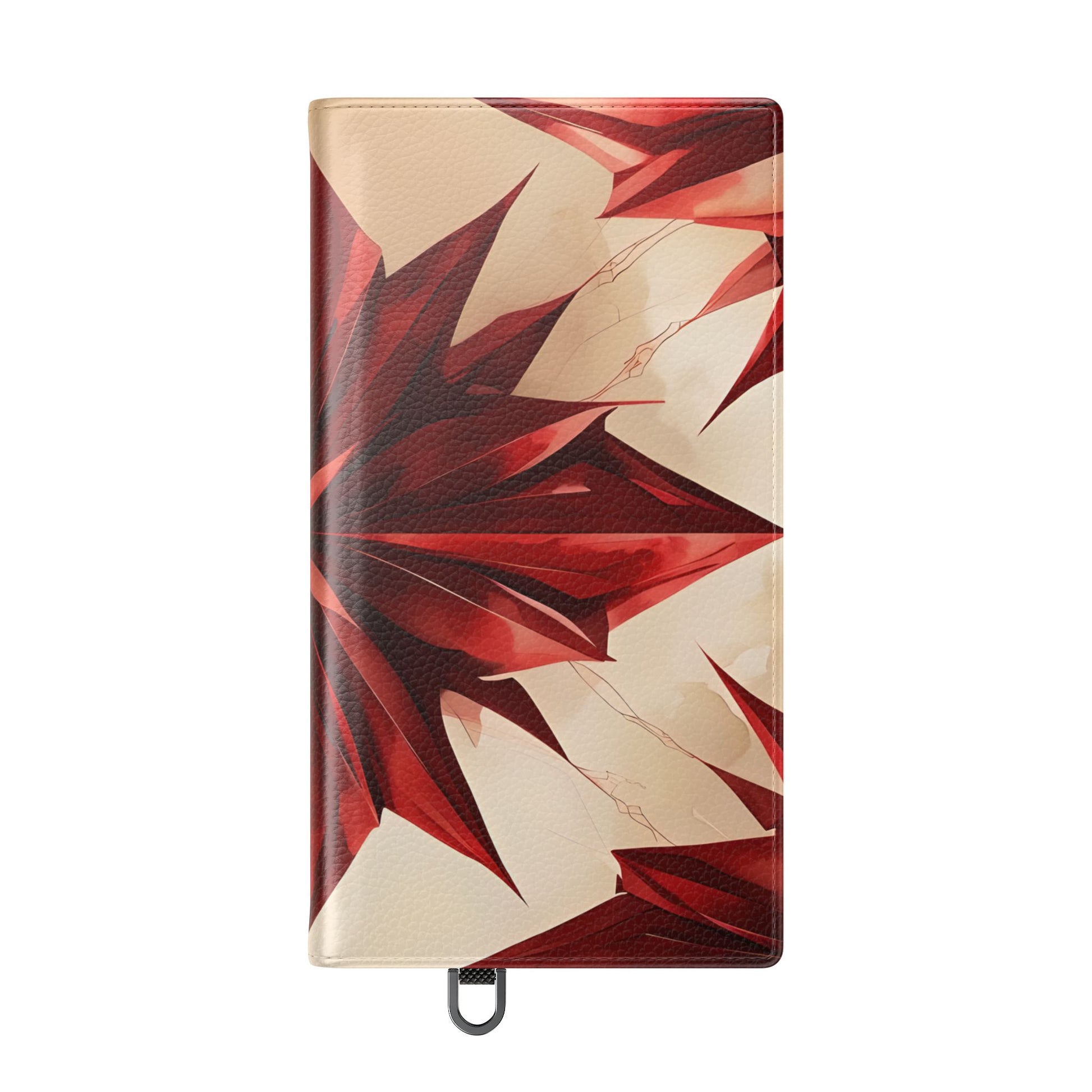 Ruby Compass Samsung Galaxy S24 Ultra Wallet Case - Bold Geometric Flip Cover with Card Slots
