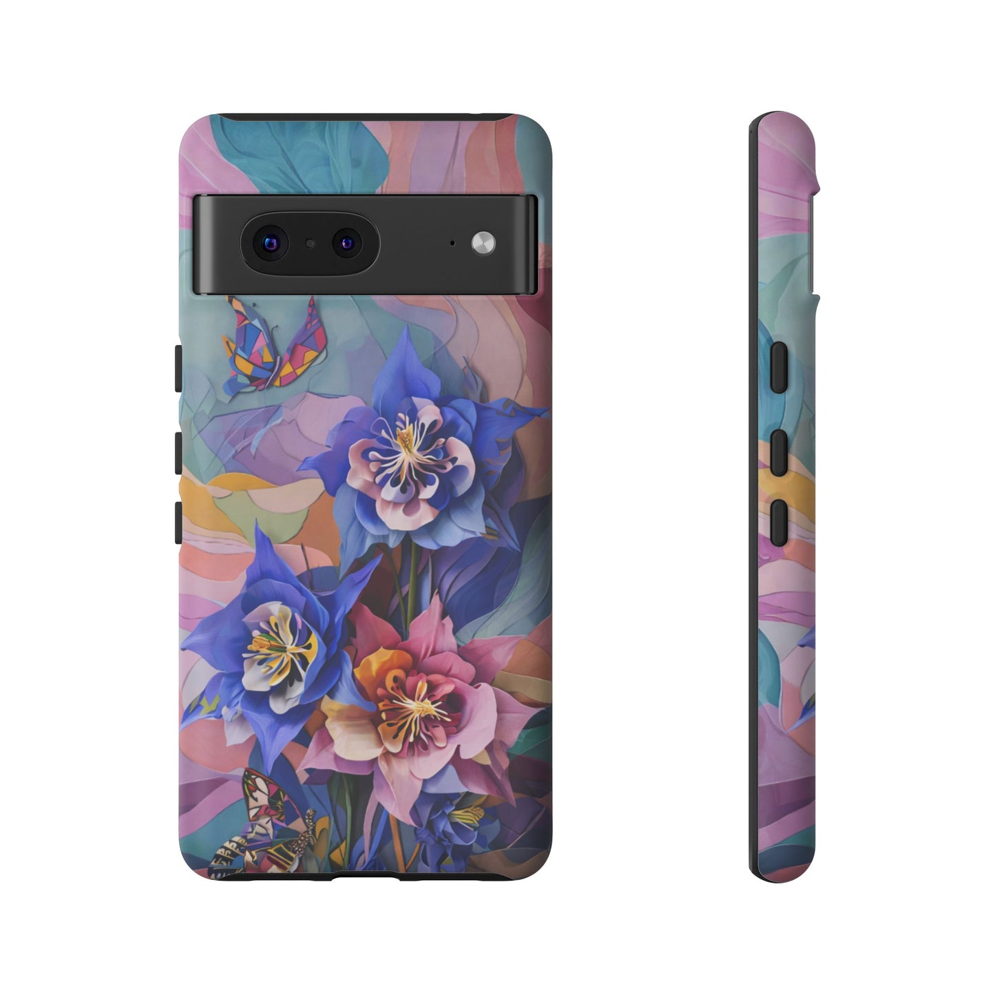 Blue Columbine Carnivale Google Pixel Tough Case