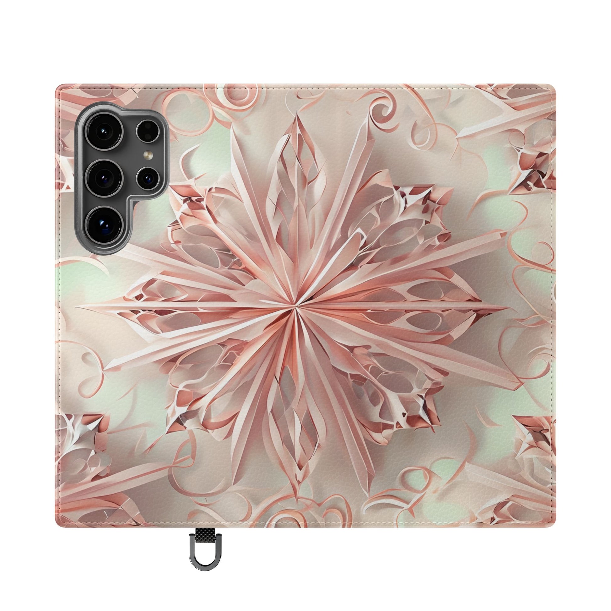 Blush Frost - Abstract Wallet Phone Case for Samsung Galaxy S24 Ultra