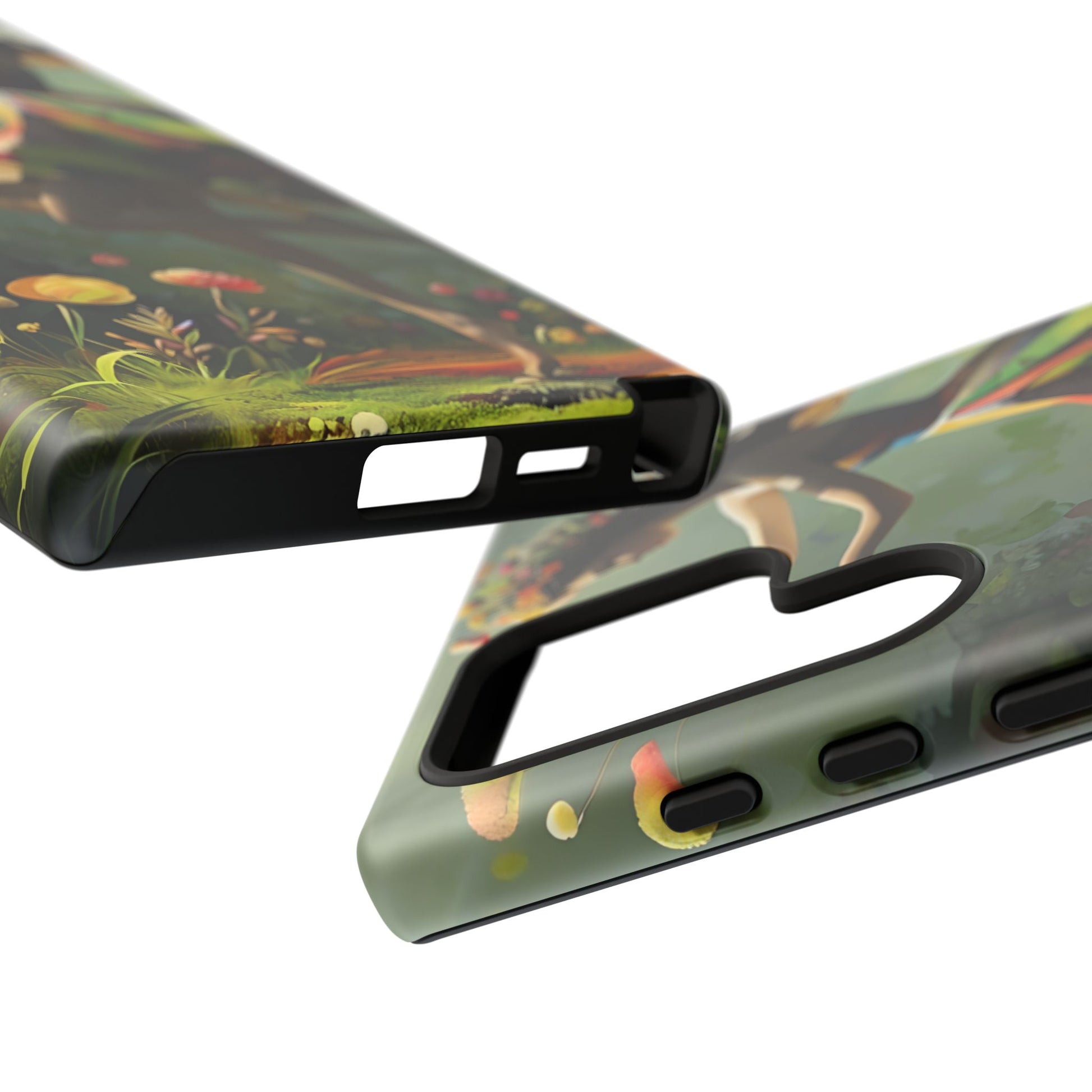 Dancing Wildflower Muse Samsung Galaxy S24 Ultra Tough Case - Artistic Floral Fantasy Cover - Whimsical Nature-Inspired Protective Accessory