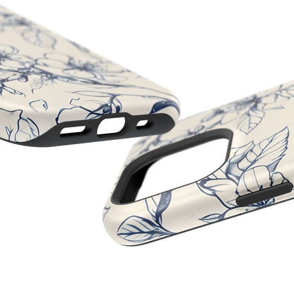 Blossom Sketch iPhone MagSafe Case