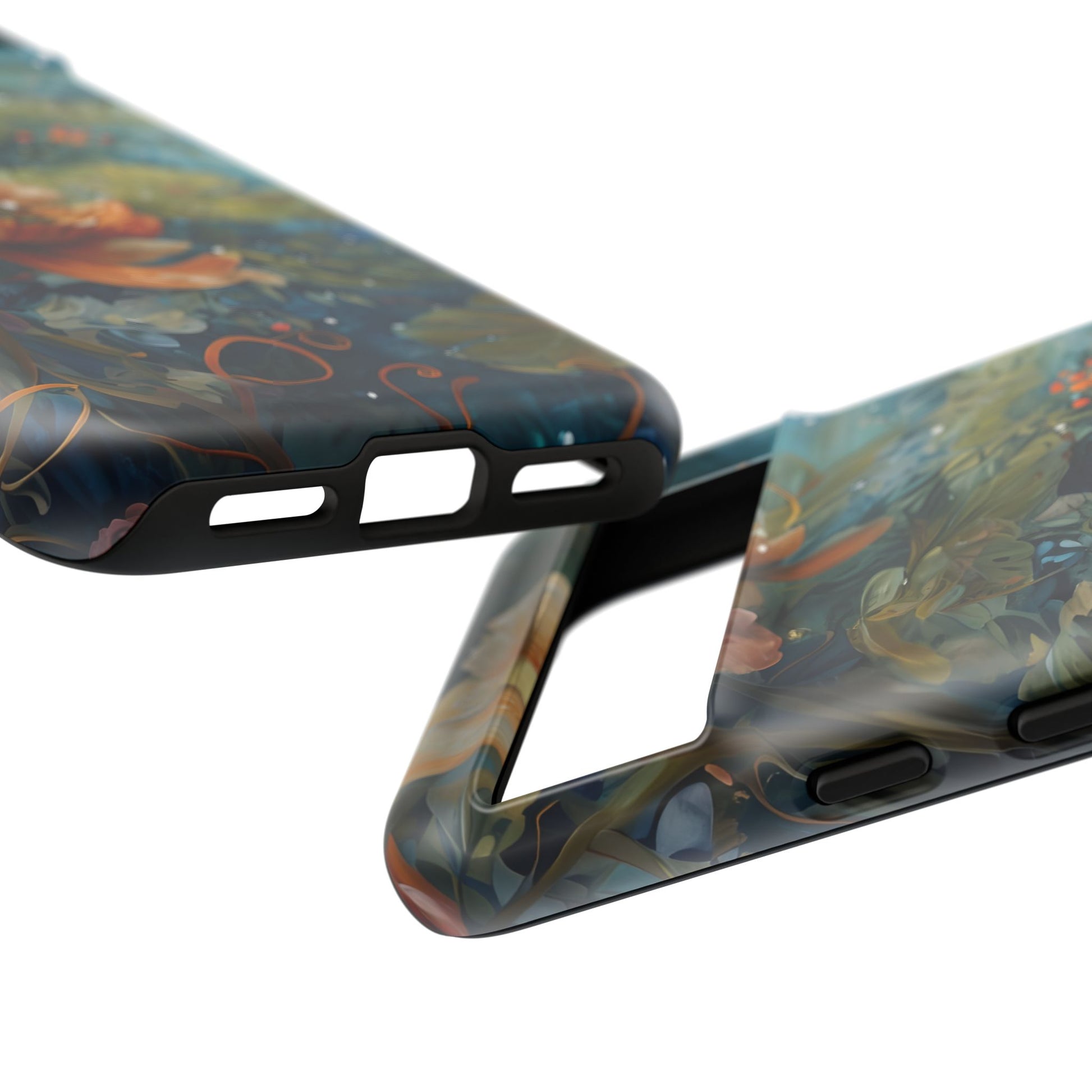 Waterlily Nocturne Tough Case for Google Pixel 8- Premium Artistic Shockproof Cover, Elegant Protective Phone Case