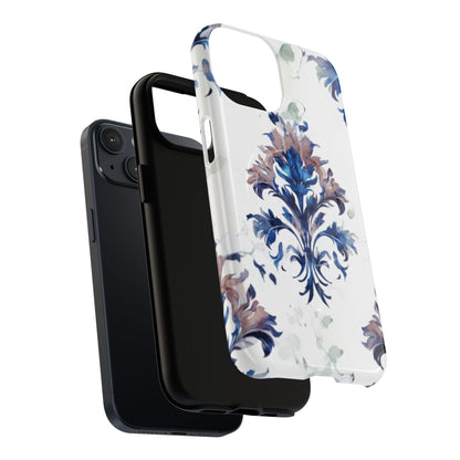 Dual-layer Delft Reverie iPhone MagSafe case showing shock absorbing protection