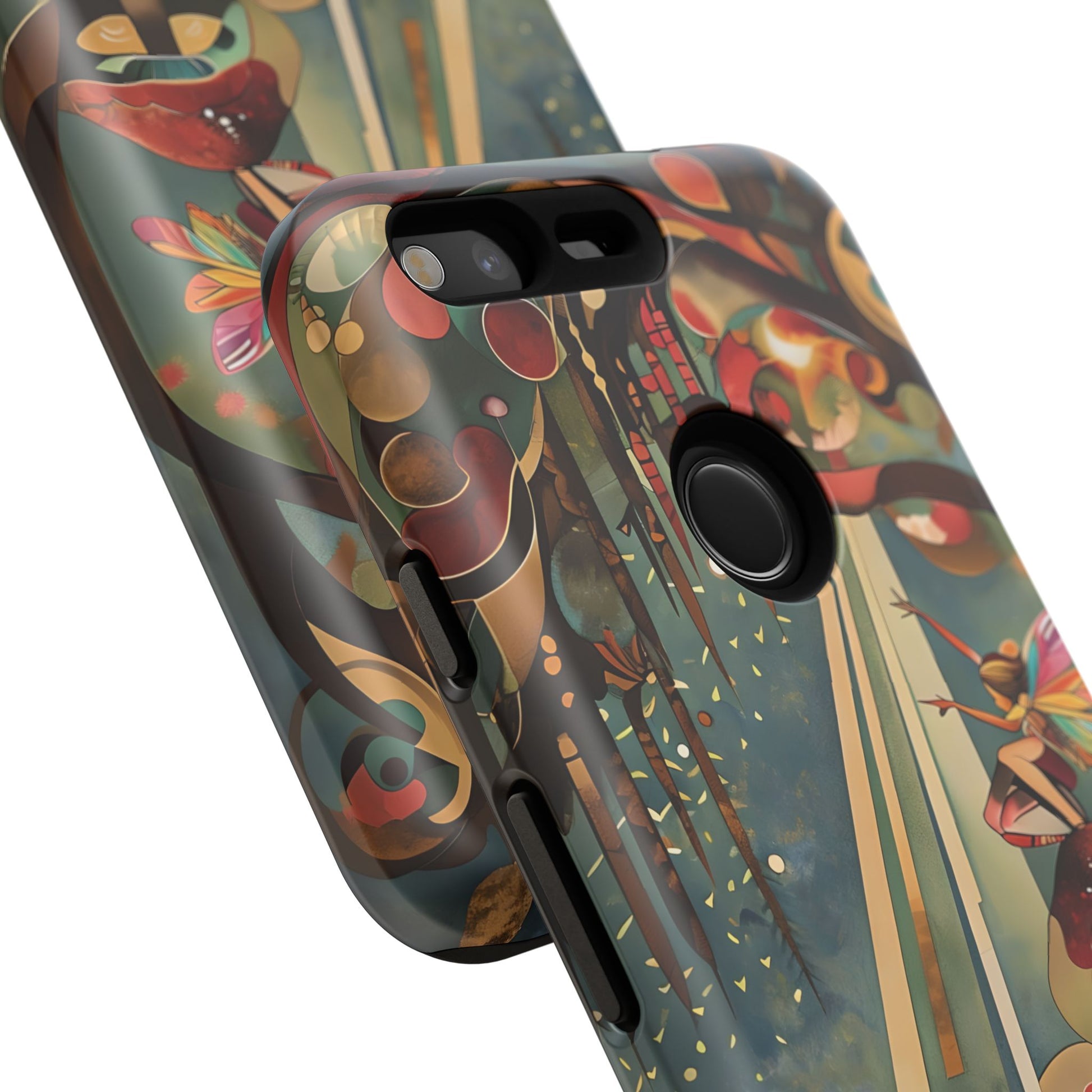 Enchanted Orchard Google Pixel Tough Case - Artistic Fairy Tale Phone Cover - Elegant Protective Fantasy Art Accessory