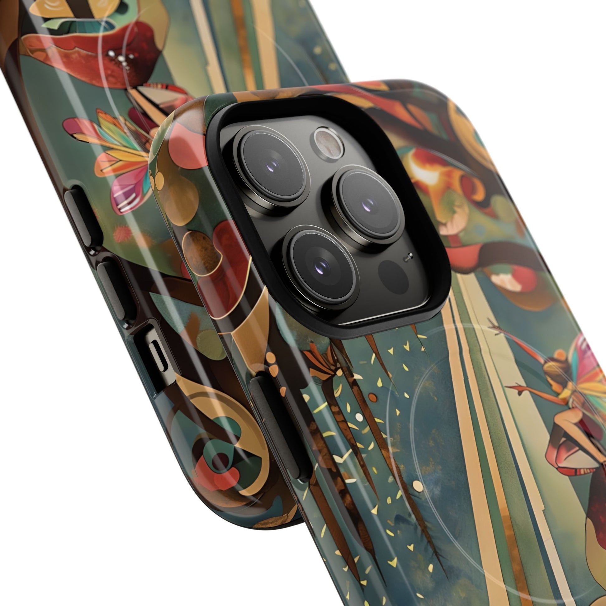 Enchanted Orchard iPhone 14 Pro - Artistic Fairy Tale cover - MagSafe Compatible - Premium Drop Protection