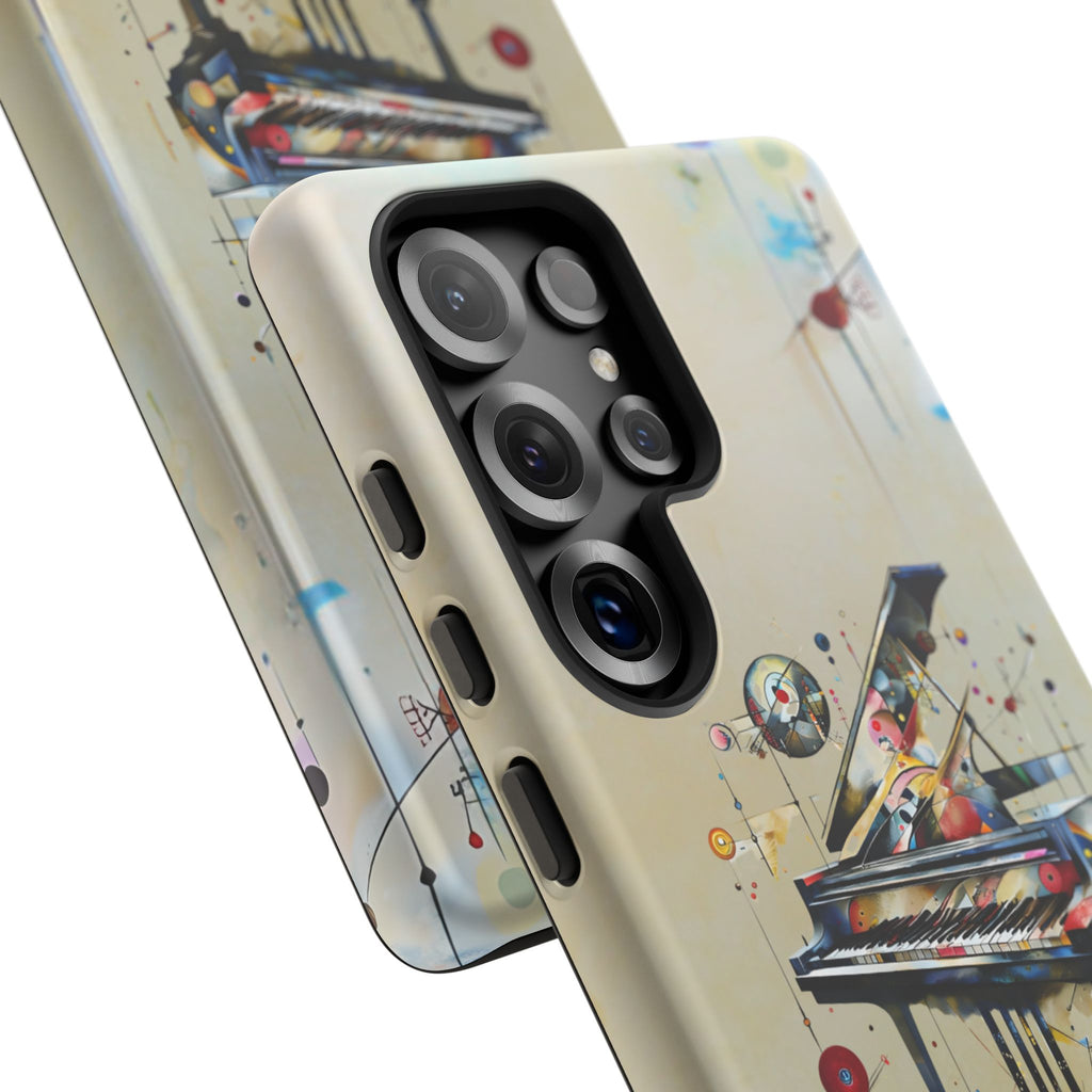 Keys of Imagination Artistic Grand Piano Tough Case for Samsung Galaxy S25 Ultra - Shockproof Phone Cover