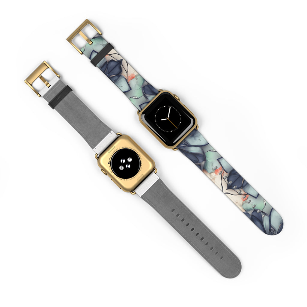Midnight Mosaic Designer Apple Watch Band - Premium Custom Strap for Series 1-9, SE & Ultra - Artistic Vegan Leather