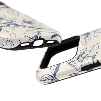 Blossom Sketch iPhone MagSafe Case